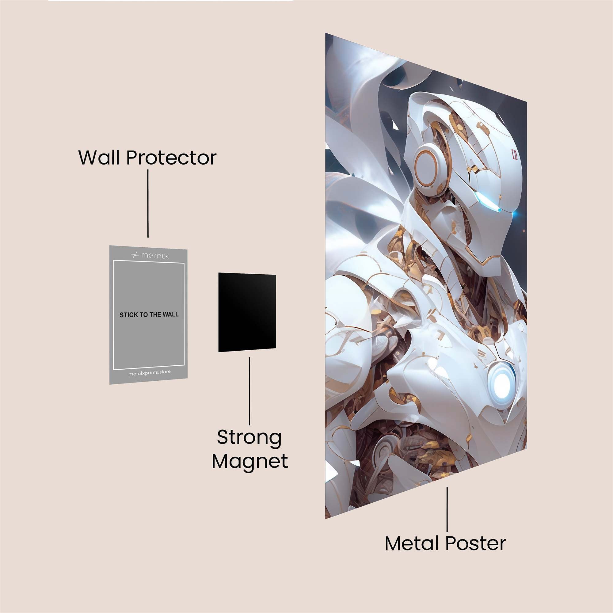 Iron Seraph Safe Wall Magnetic / M