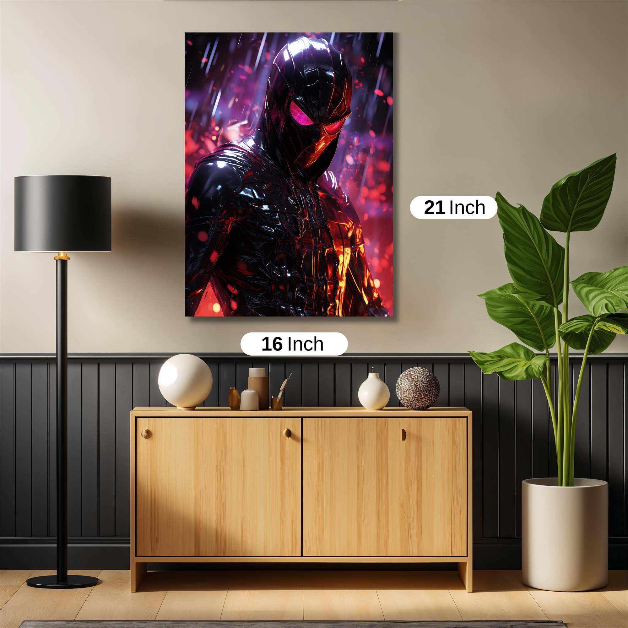 Spider Menace Safe Wall Magnetic / M