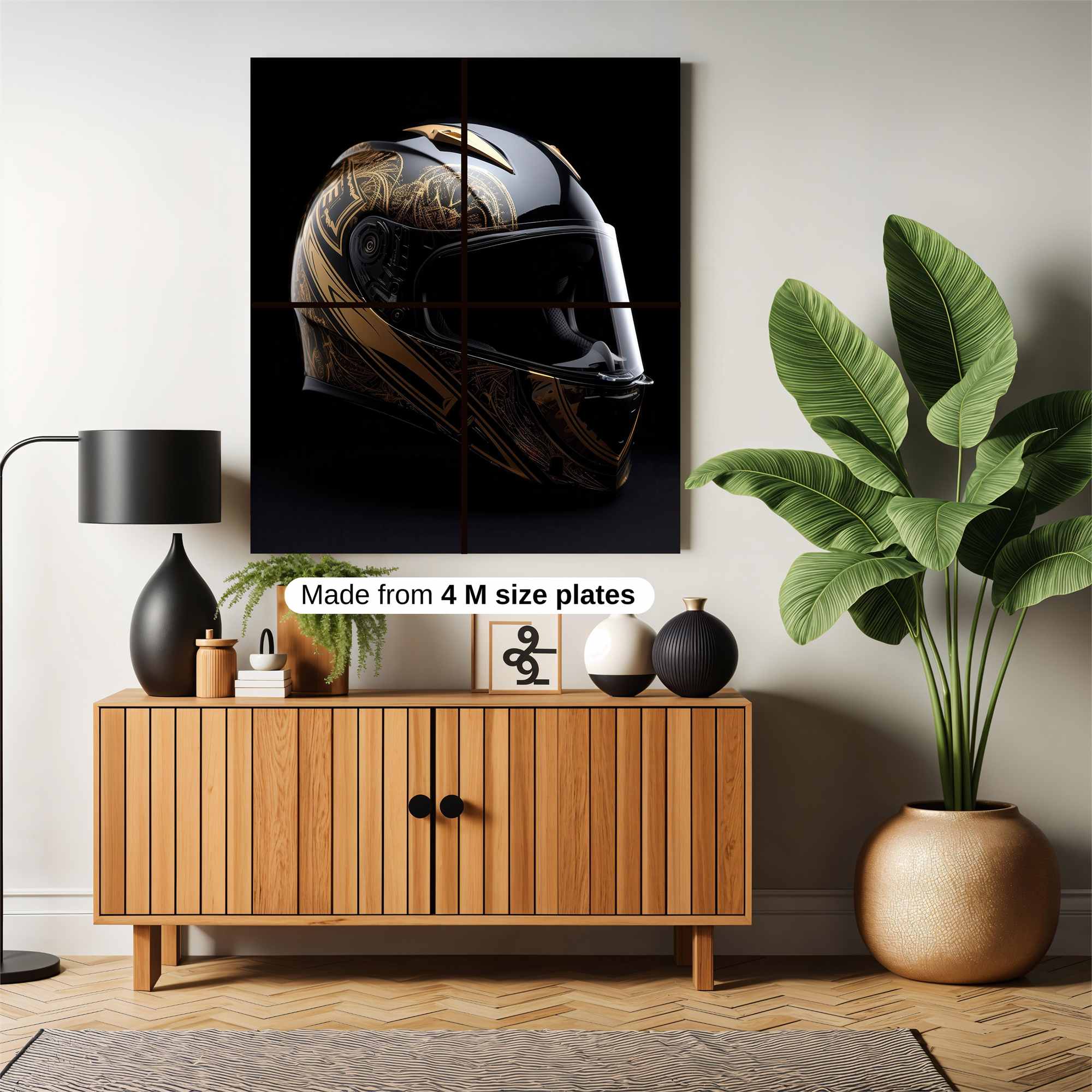 Helmet Elegant Safe Wall Magnetic / M