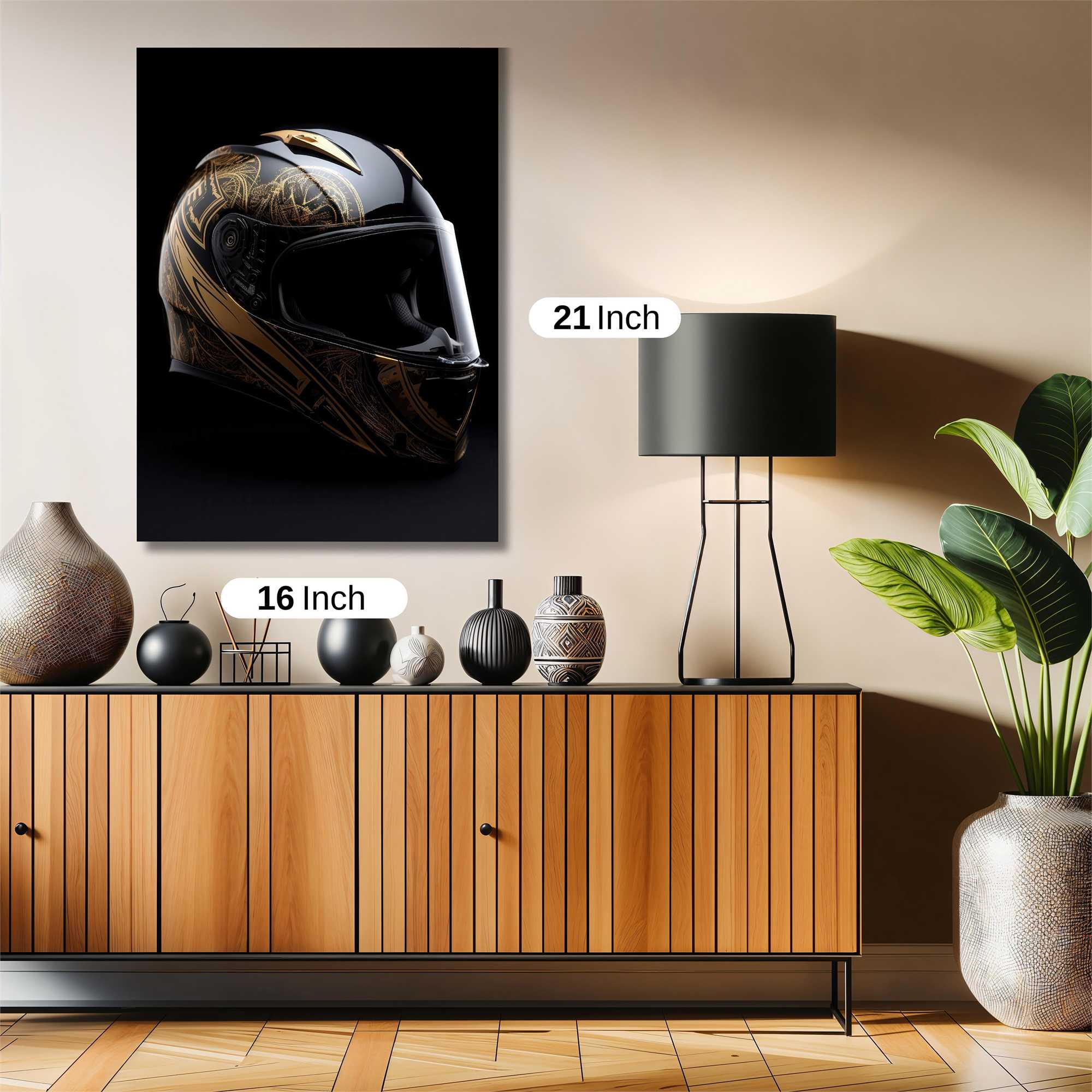Helmet Elegant Safe Wall Magnetic / M