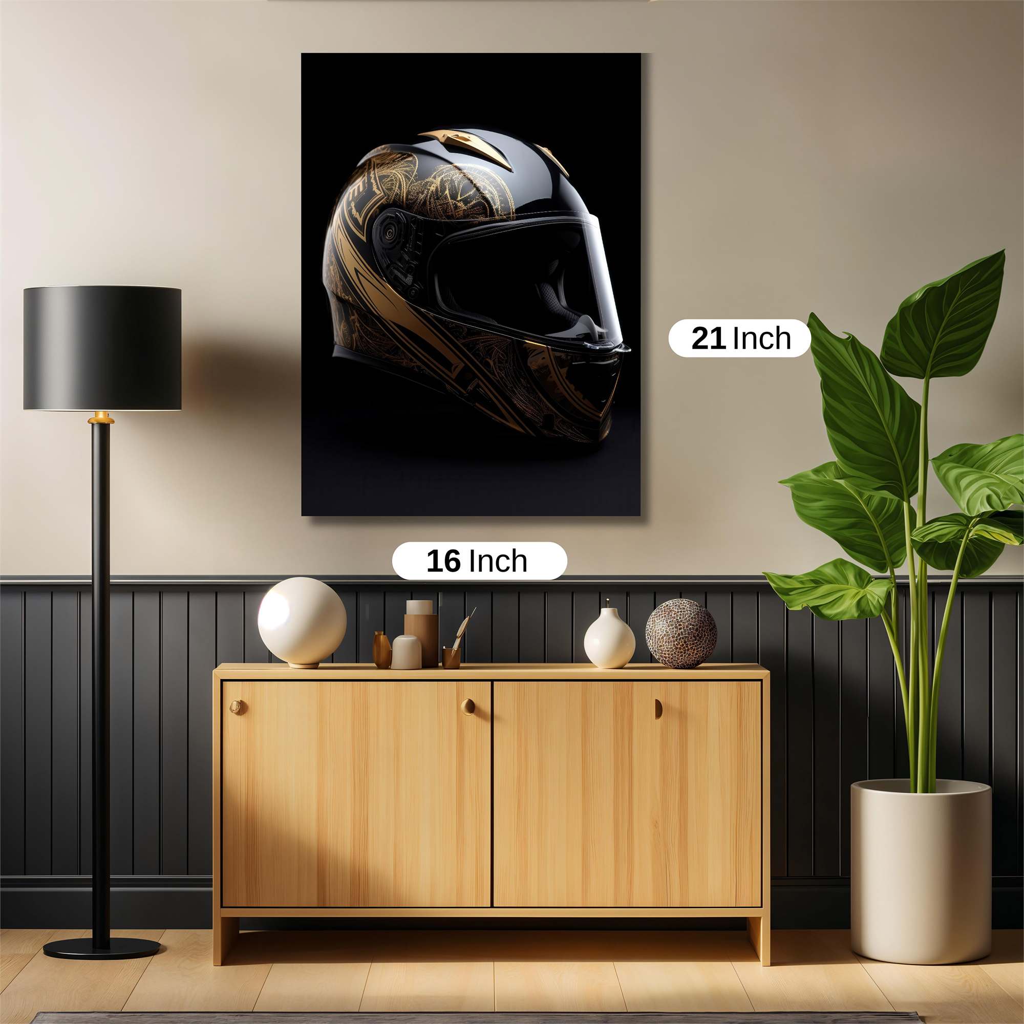 Helmet Elegant Safe Wall Magnetic / M