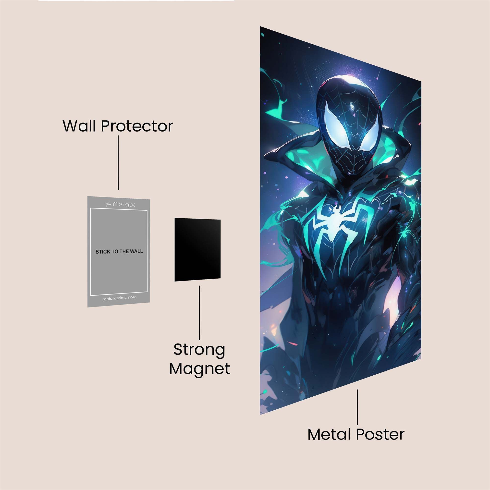 Spider Radiance Safe Wall Magnetic / M