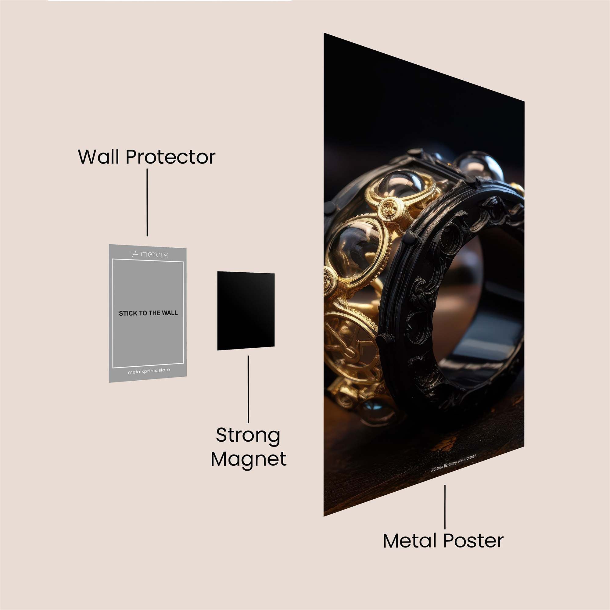 Revan Enigmatic Safe Wall Magnetic / M