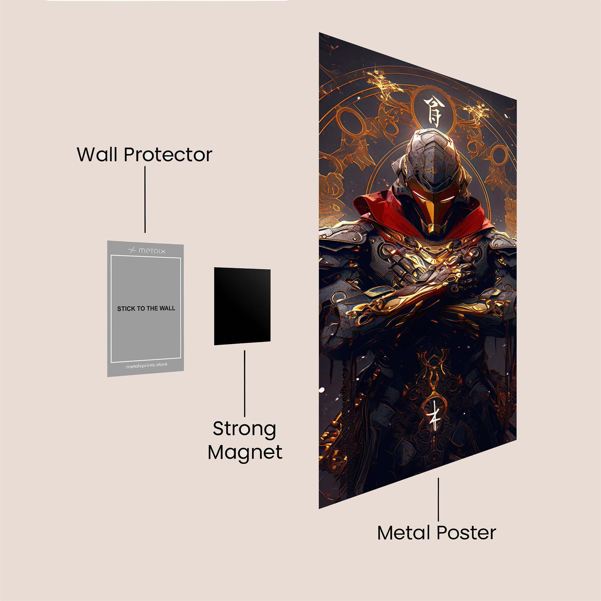 Samurai Majesty Safe Wall Magnetic / M