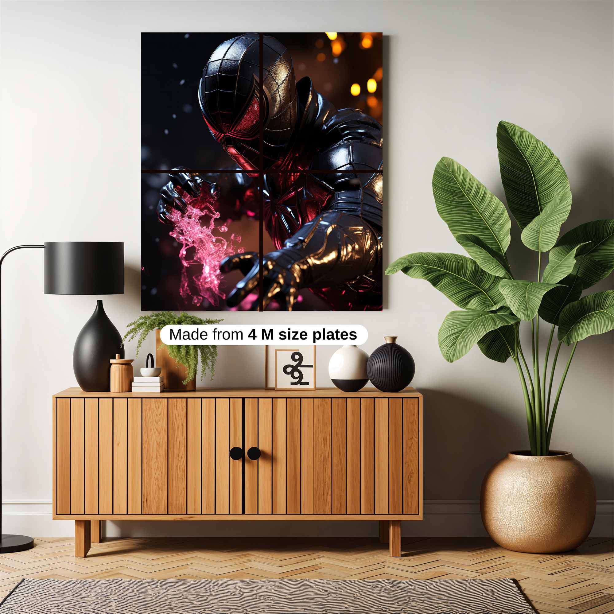 Spider-Menacing Safe Wall Magnetic / M