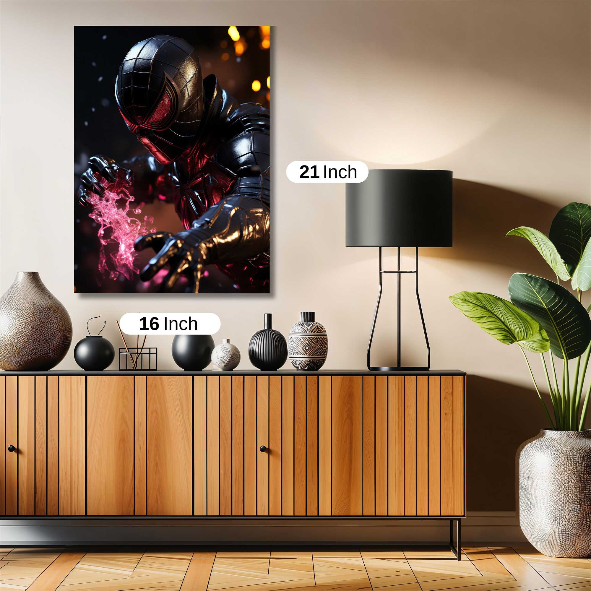 Spider-Menacing Safe Wall Magnetic / M