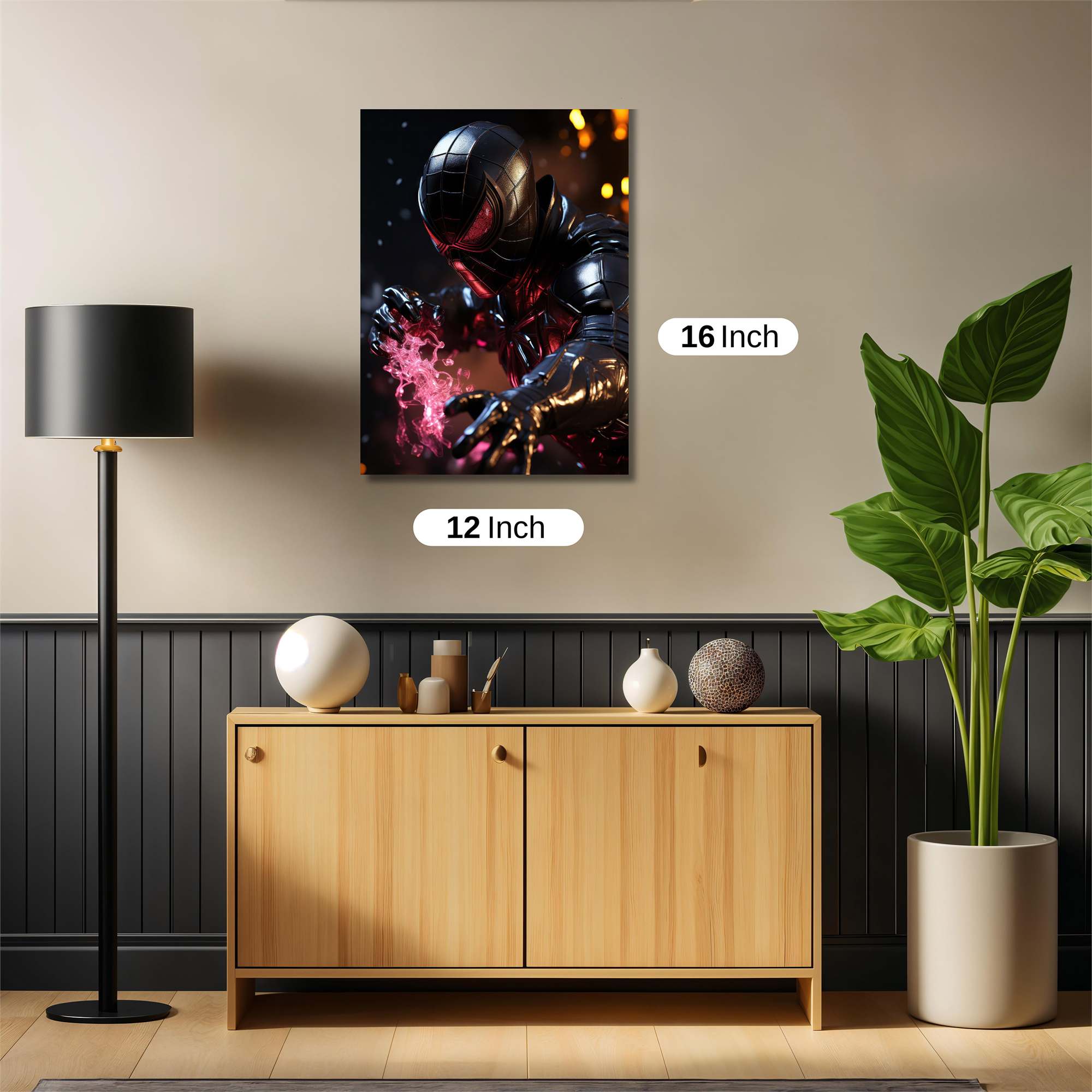 Spider-Menacing Safe Wall Magnetic / M