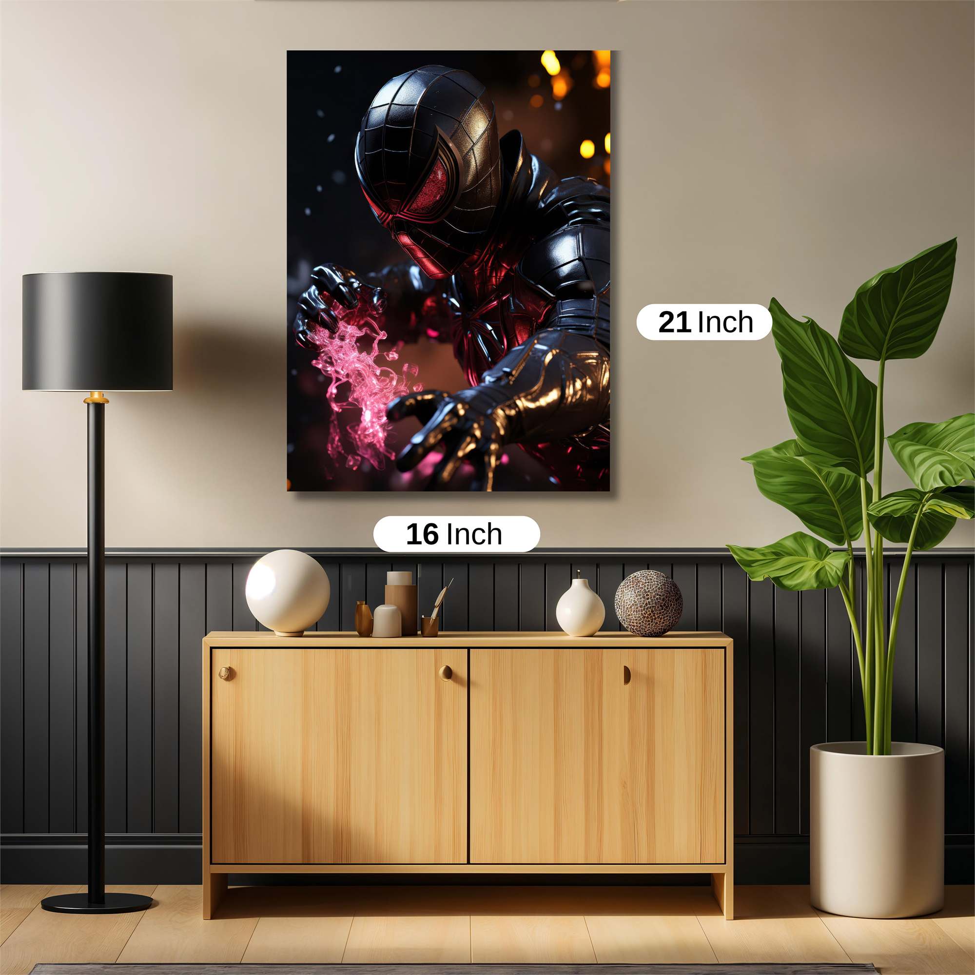 Spider-Menacing Safe Wall Magnetic / M