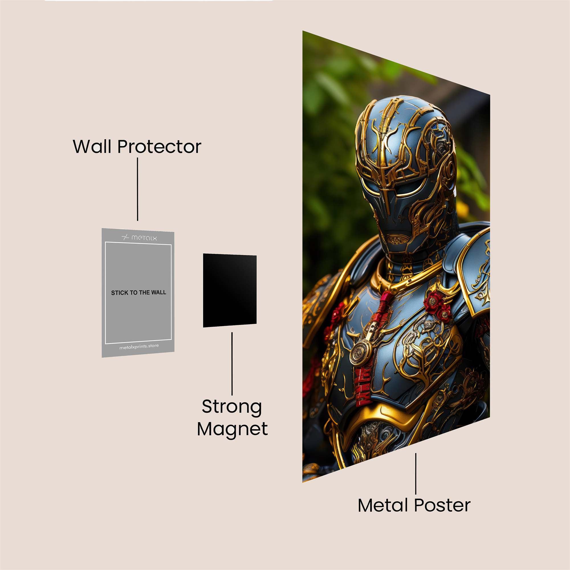 Knight Majestic Safe Wall Magnetic / M