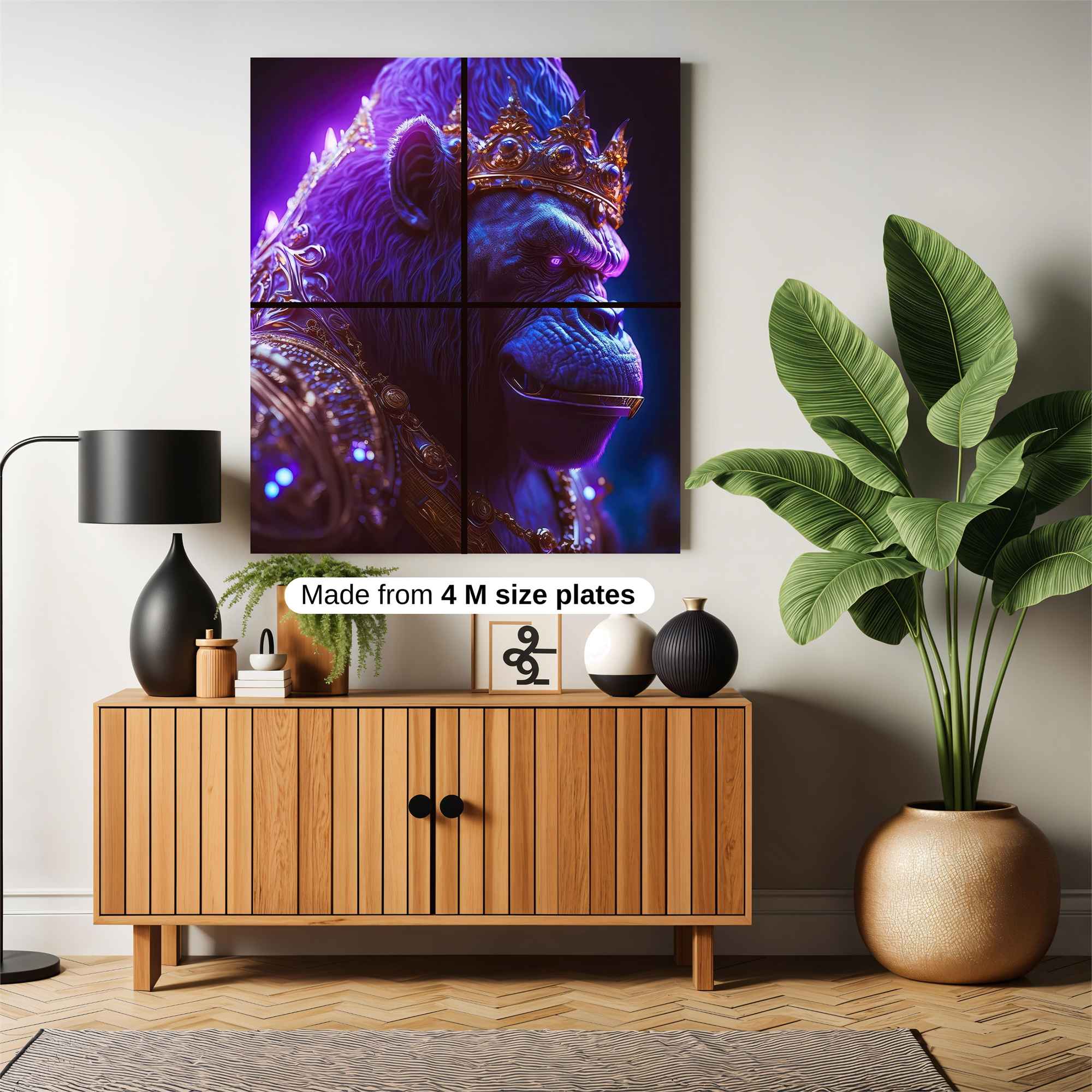 Gorilla Royalty Safe Wall Magnetic / M