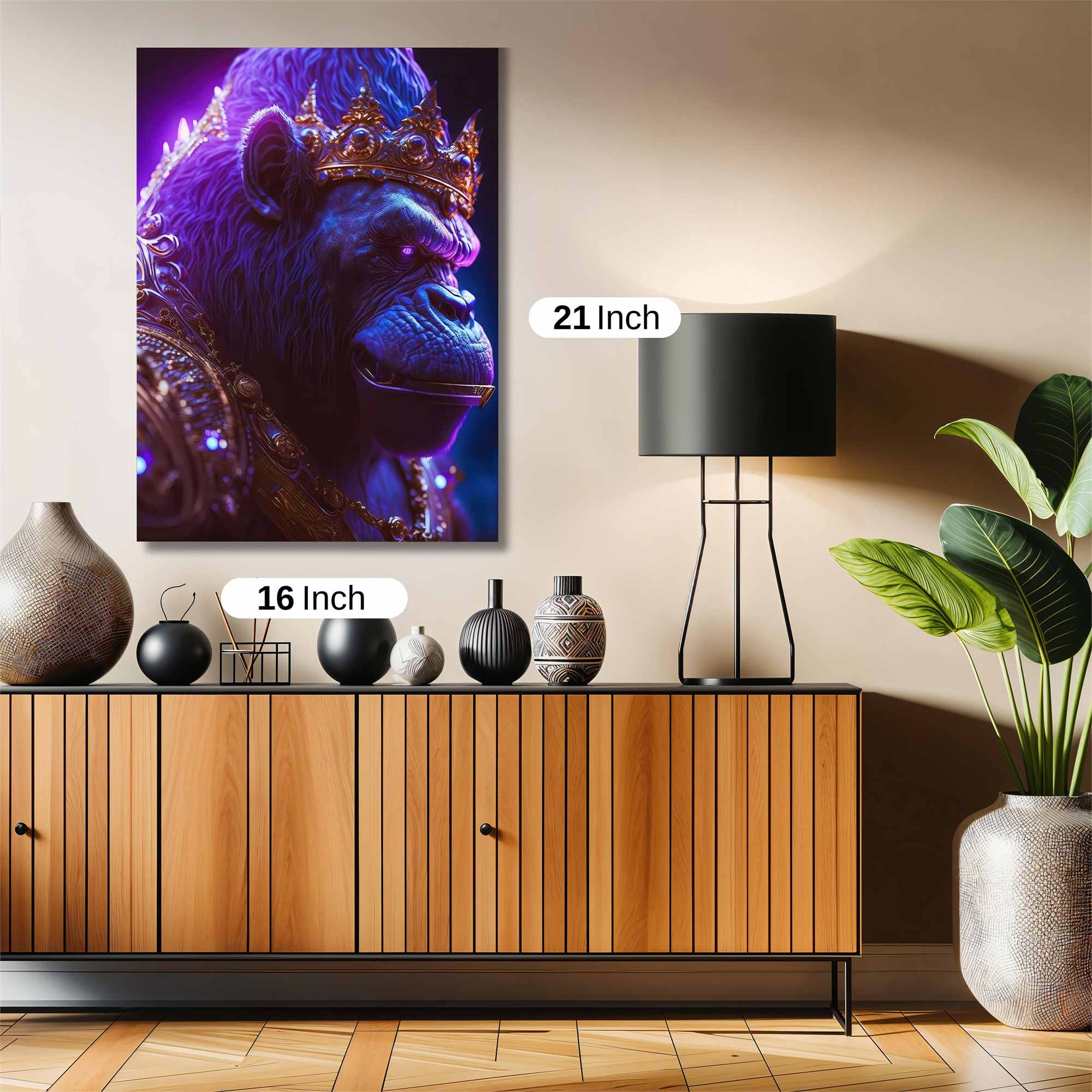 Gorilla Royalty Safe Wall Magnetic / M