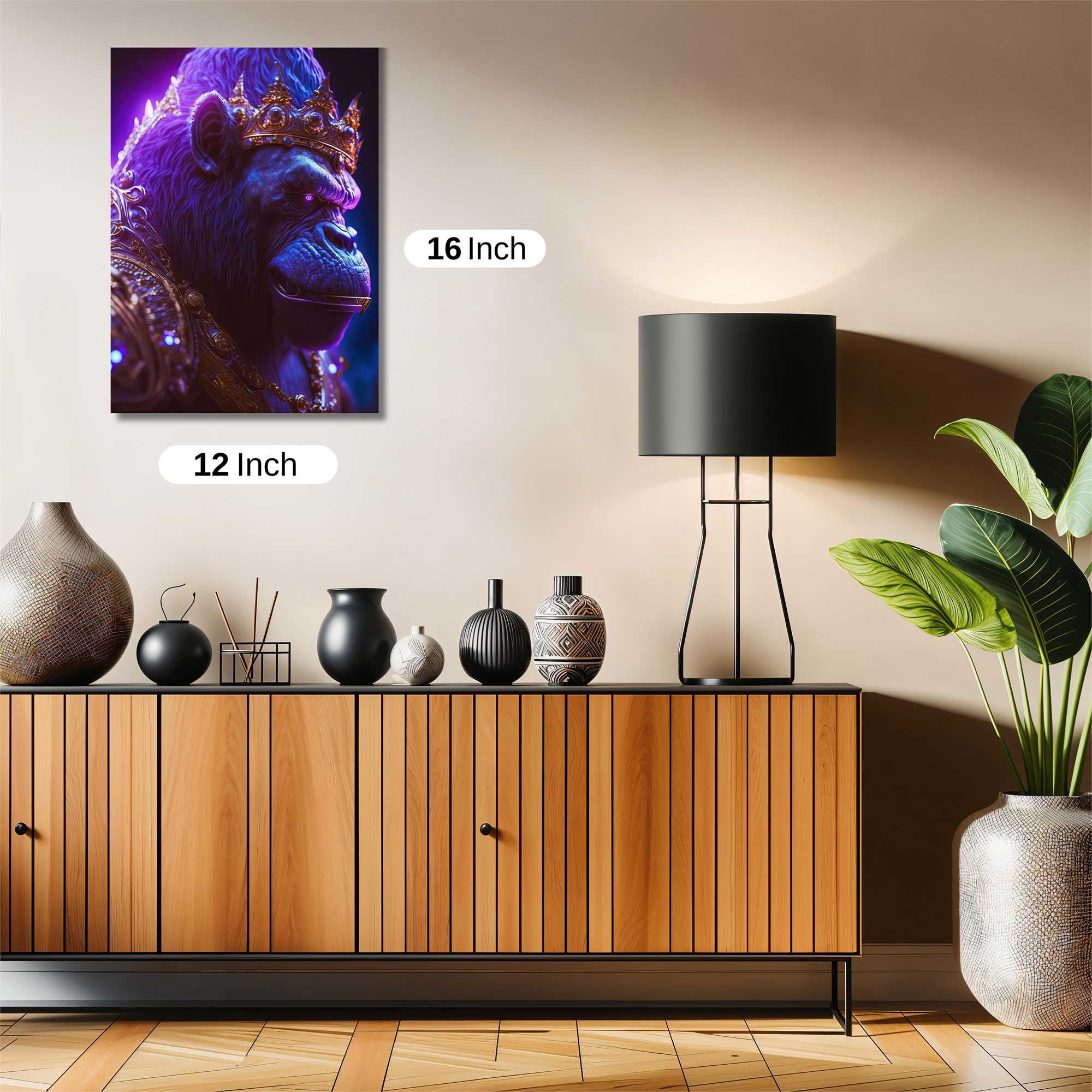 Gorilla Royalty Safe Wall Magnetic / M