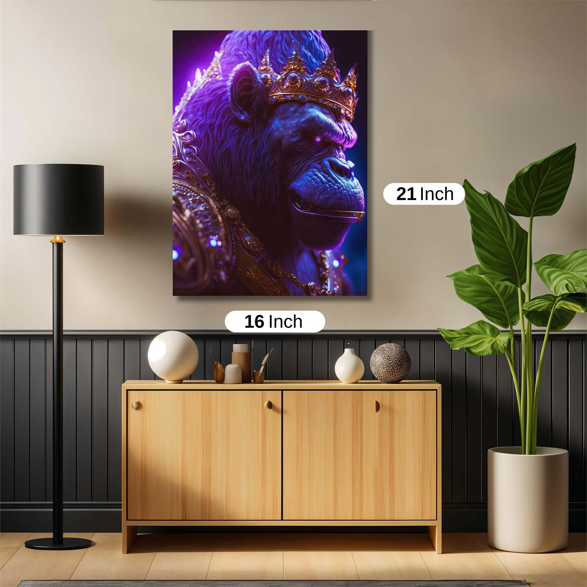 Gorilla Royalty Safe Wall Magnetic / M