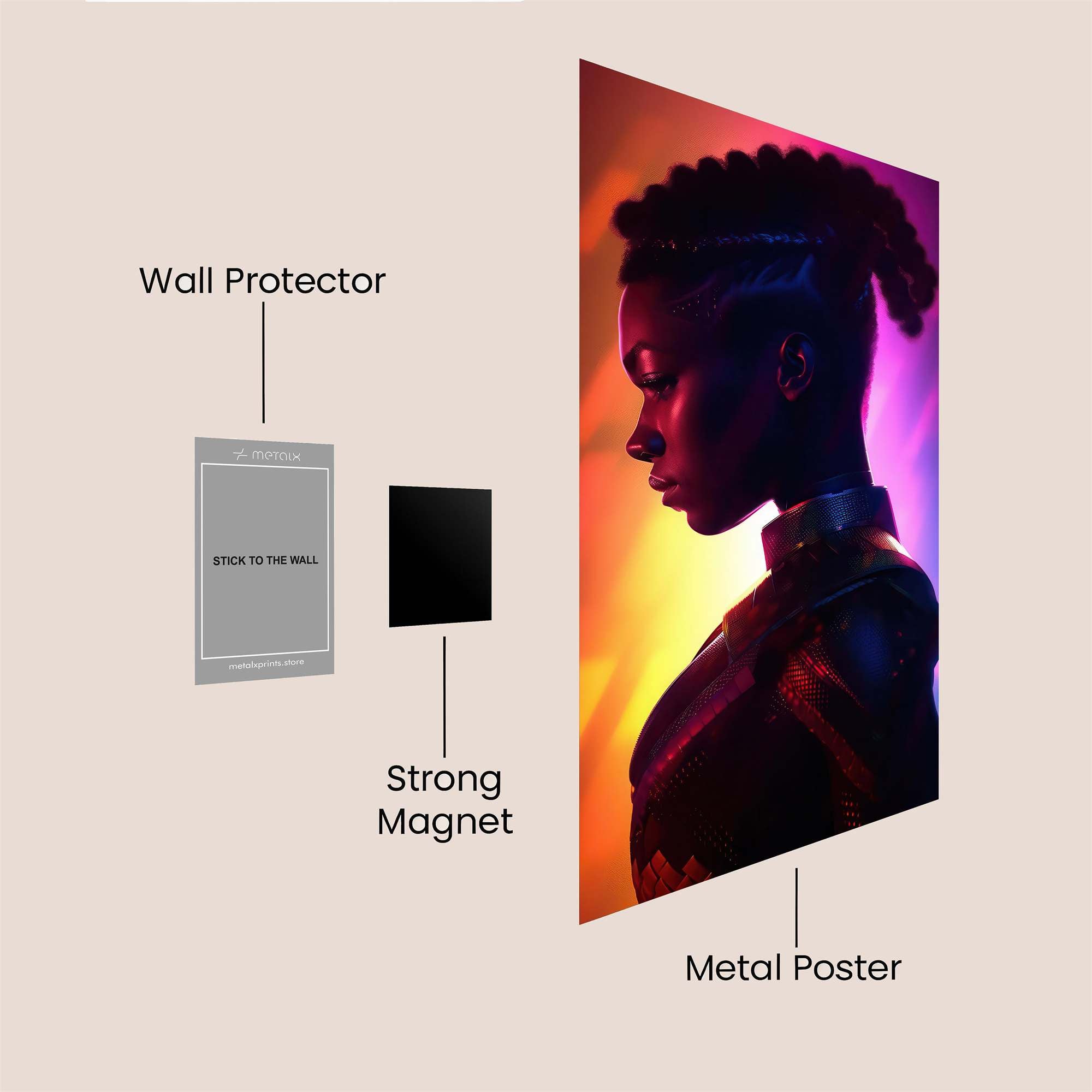 Shuri Radiant Safe Wall Magnetic / M