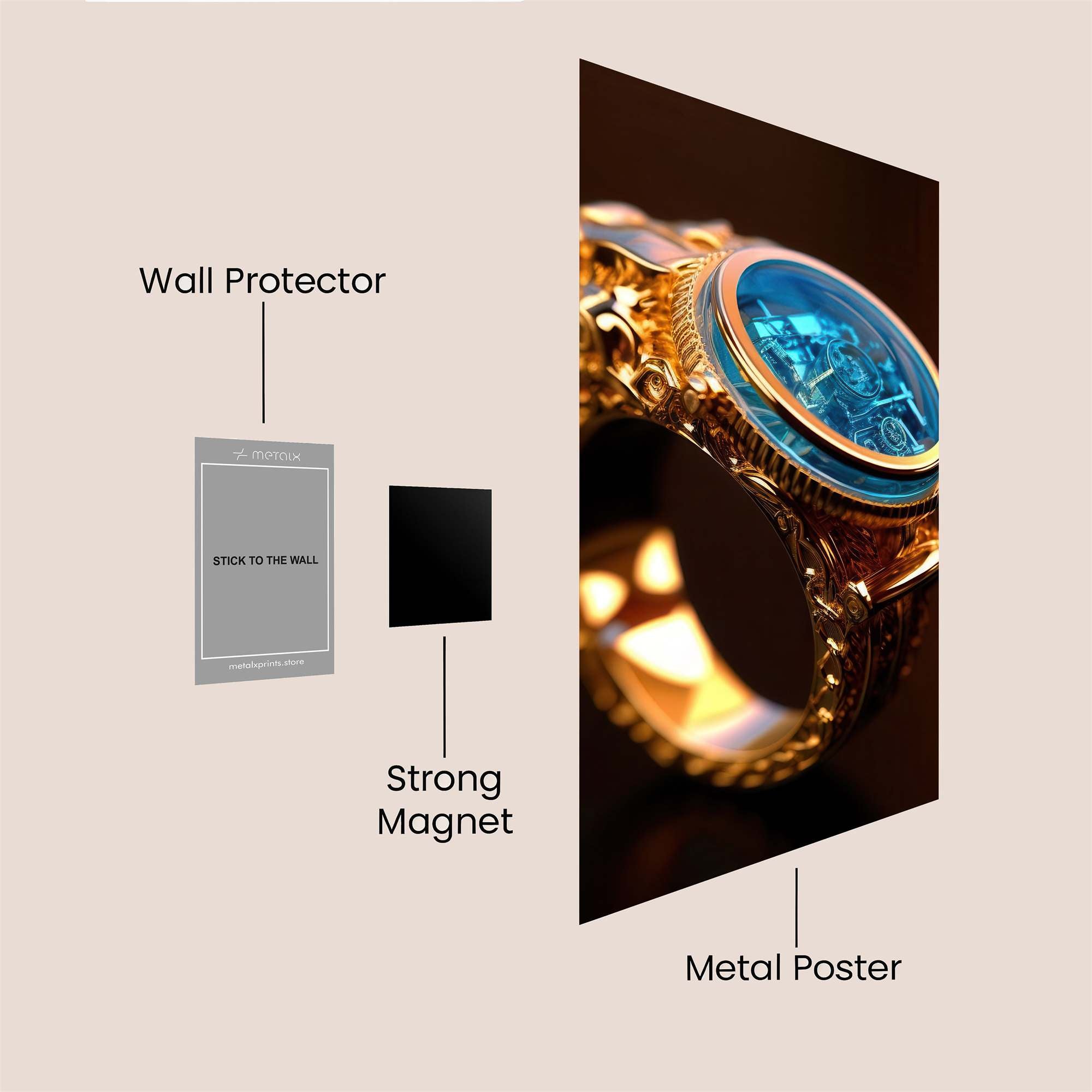 Mechanical Wonder Safe Wall Magnetic / M