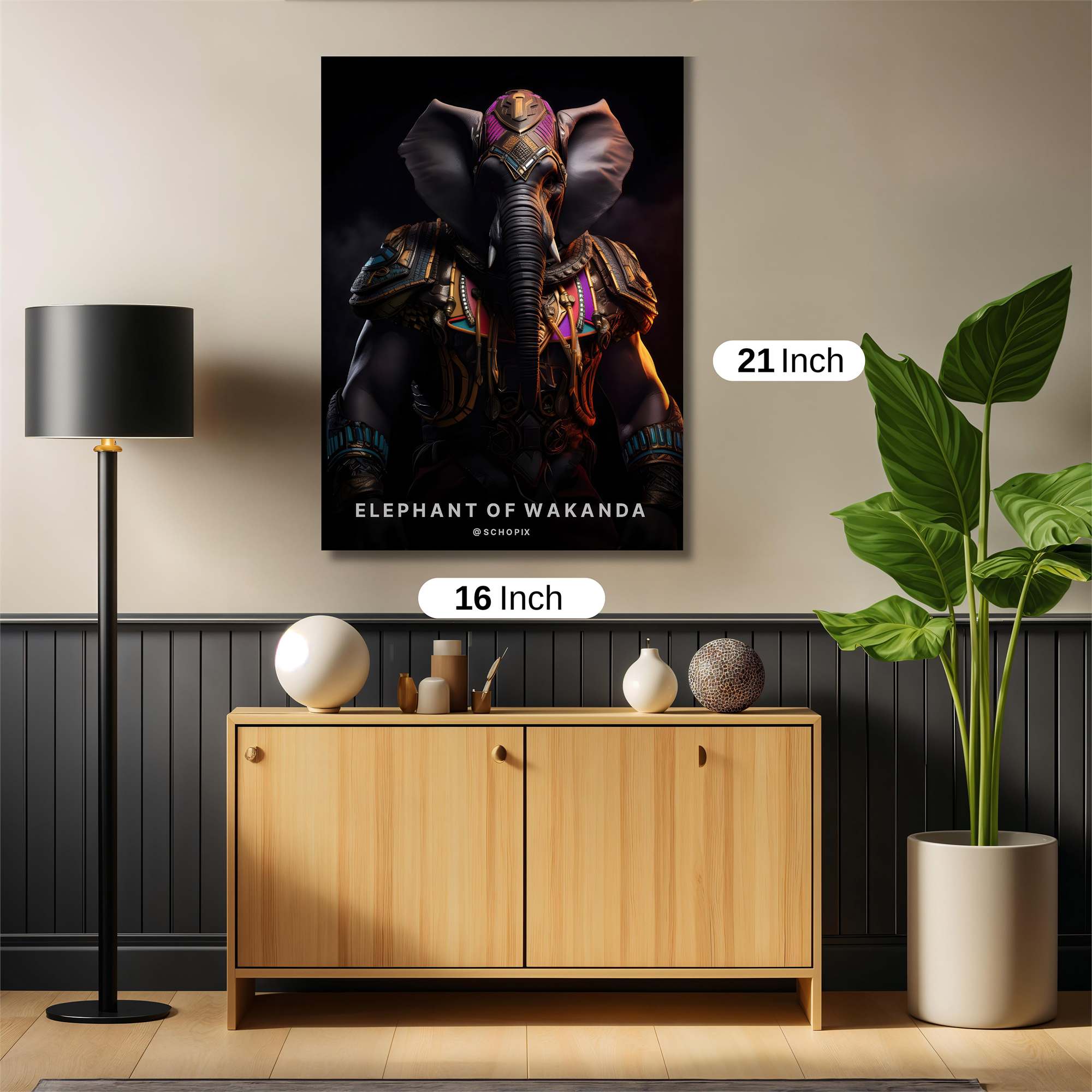 Leather Elegance Safe Wall Magnetic / M