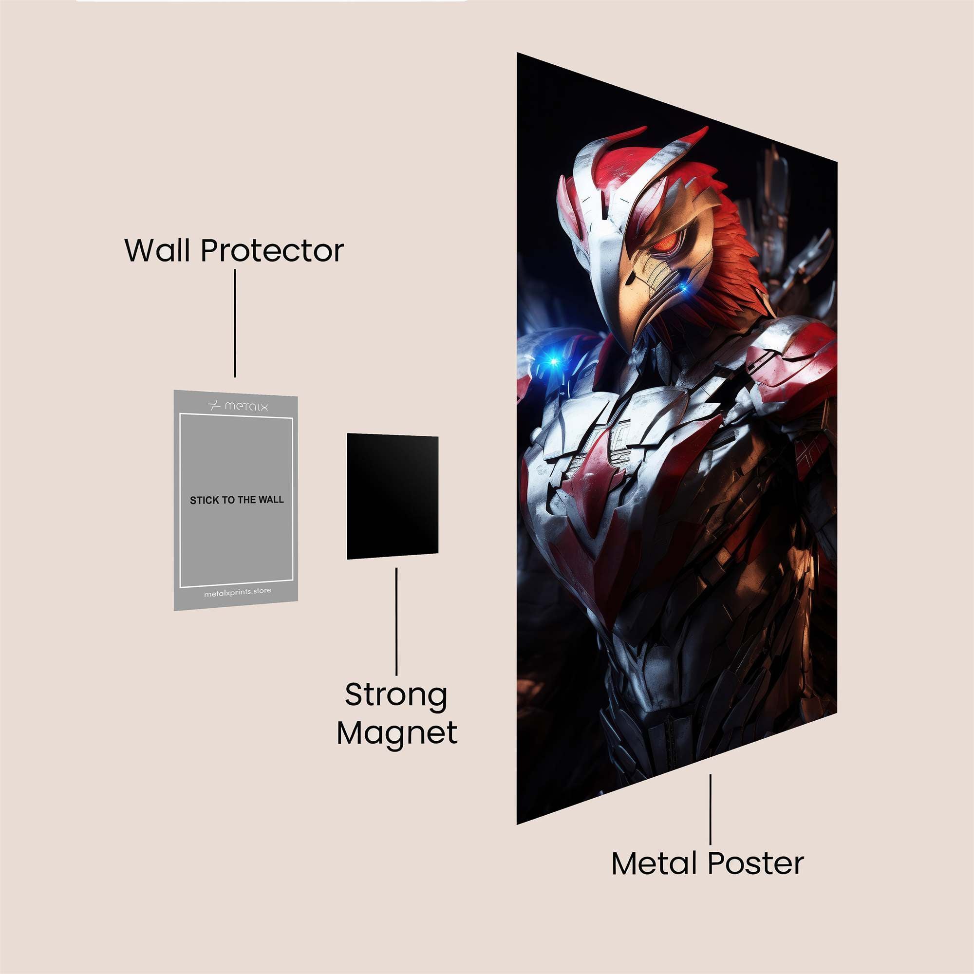 Hawk Majesty Safe Wall Magnetic / M