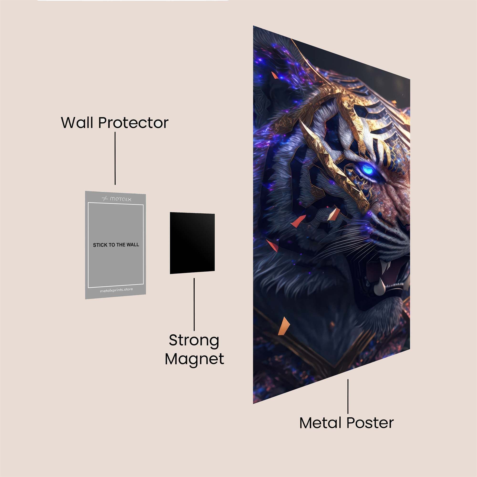 Mystic Guardian Safe Wall Magnetic / M