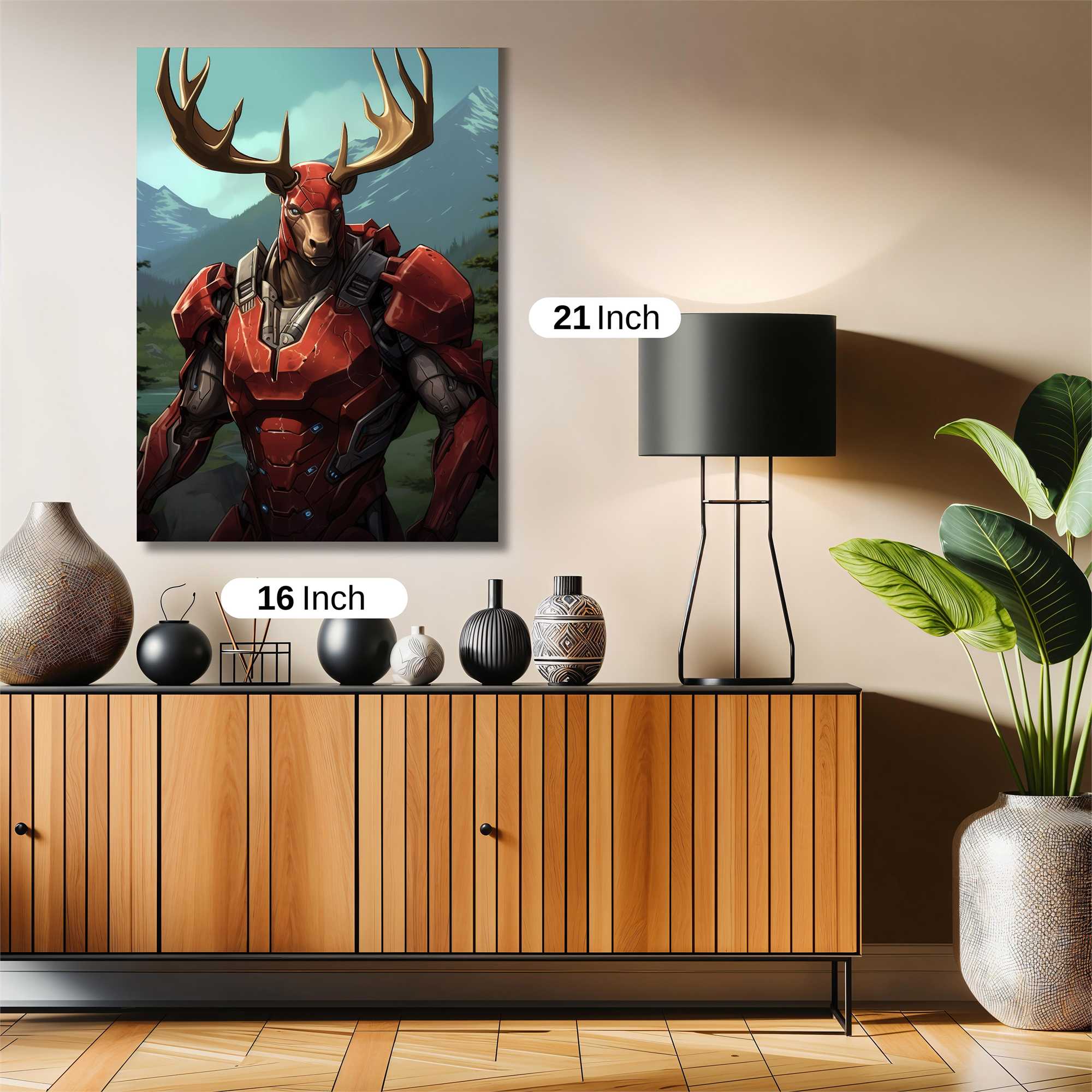 Deer Warrior Safe Wall Magnetic / M