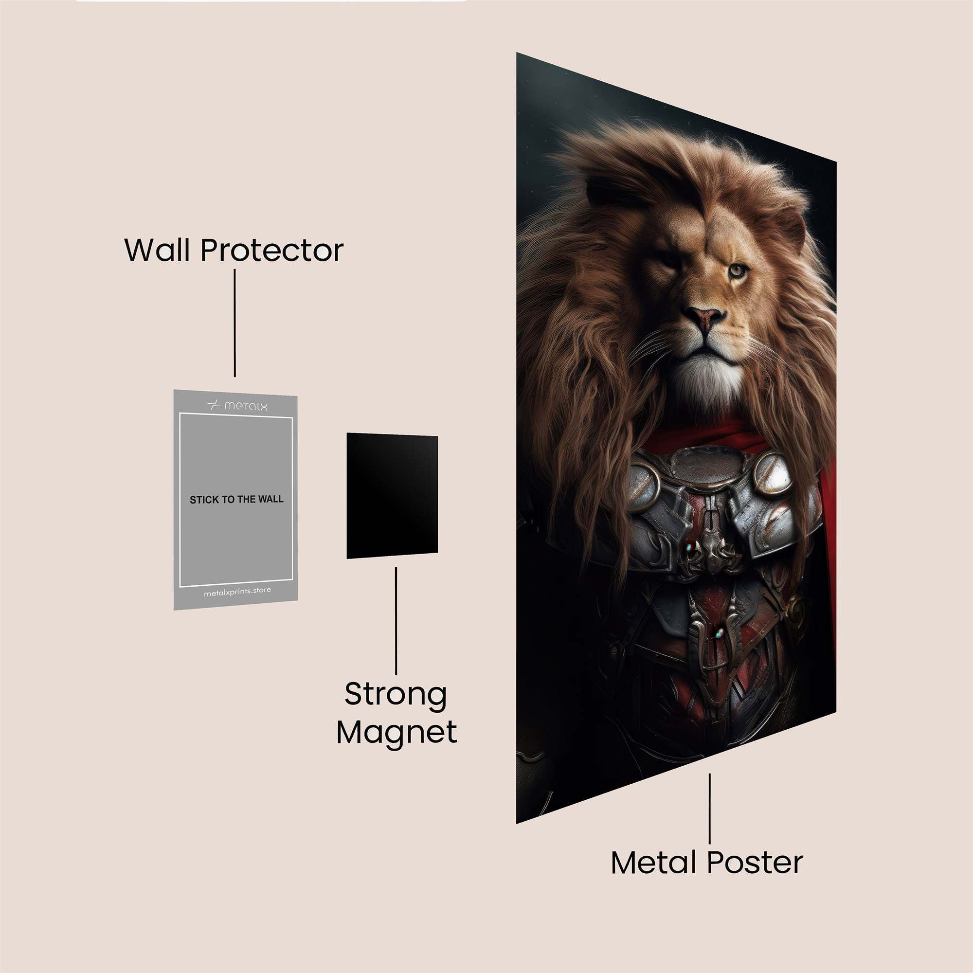 Lion Monarch Safe Wall Magnetic / M