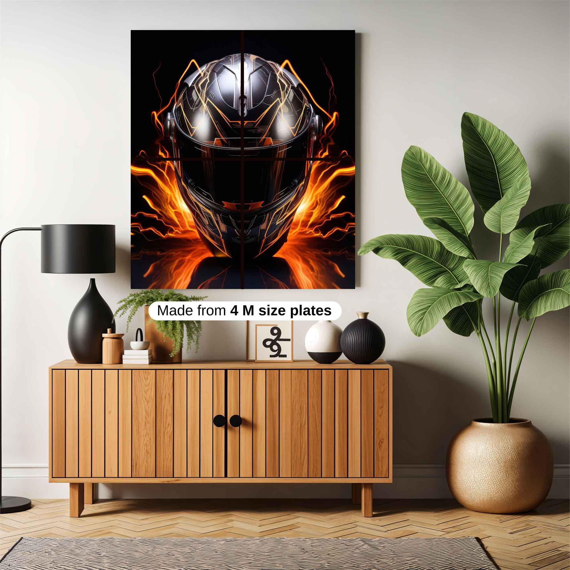 Helmet Blaze Safe Wall Magnetic / M