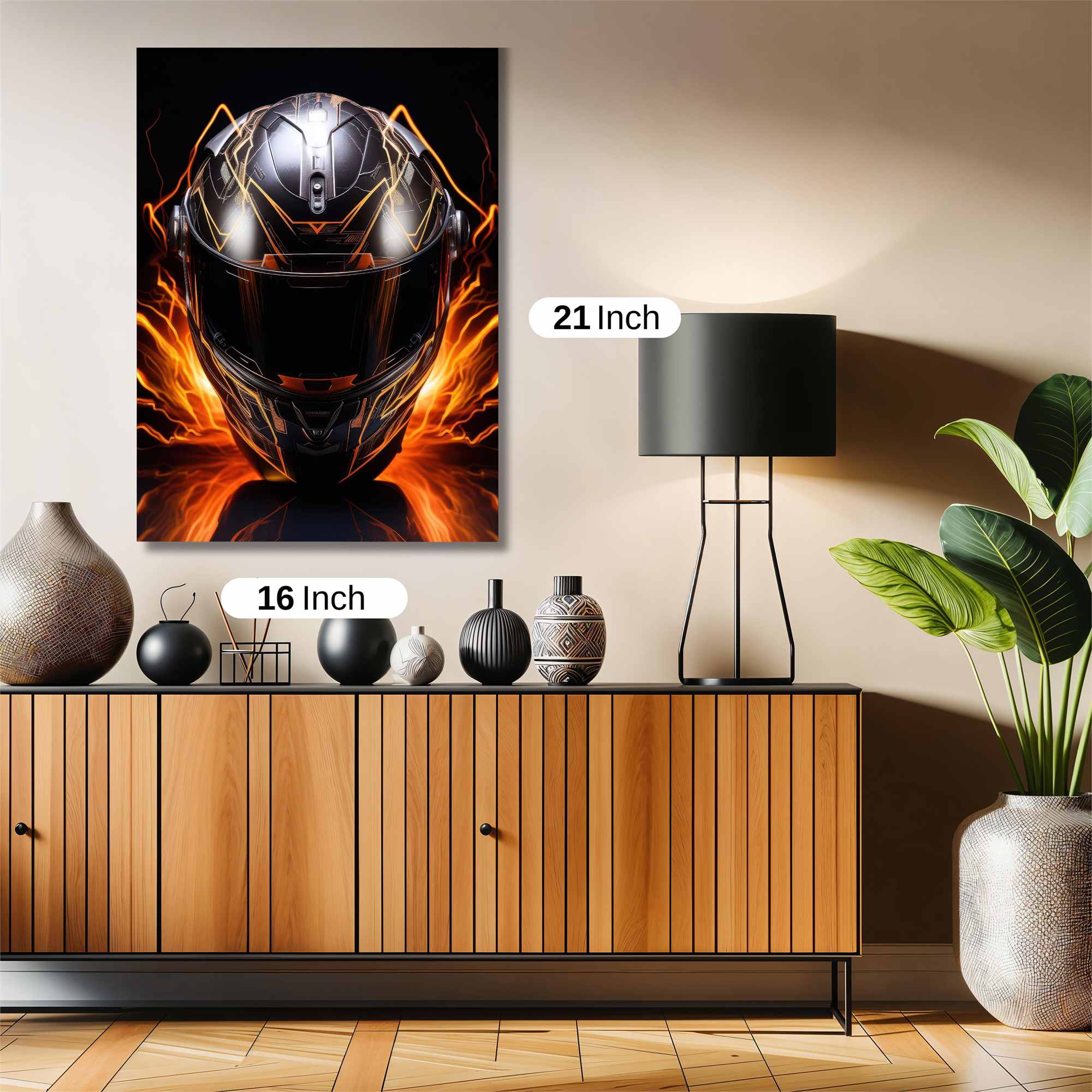 Helmet Blaze Safe Wall Magnetic / M