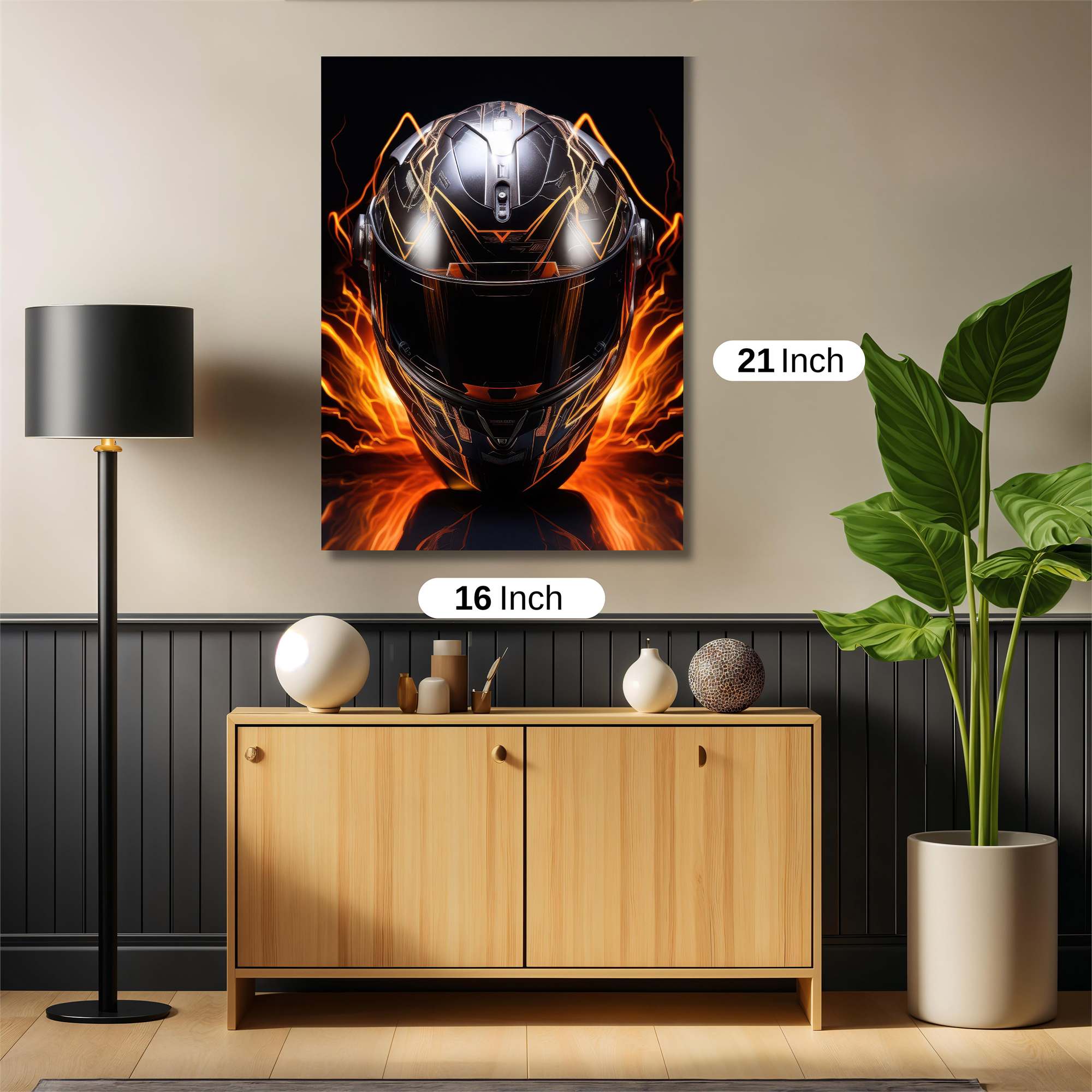Helmet Blaze Safe Wall Magnetic / M