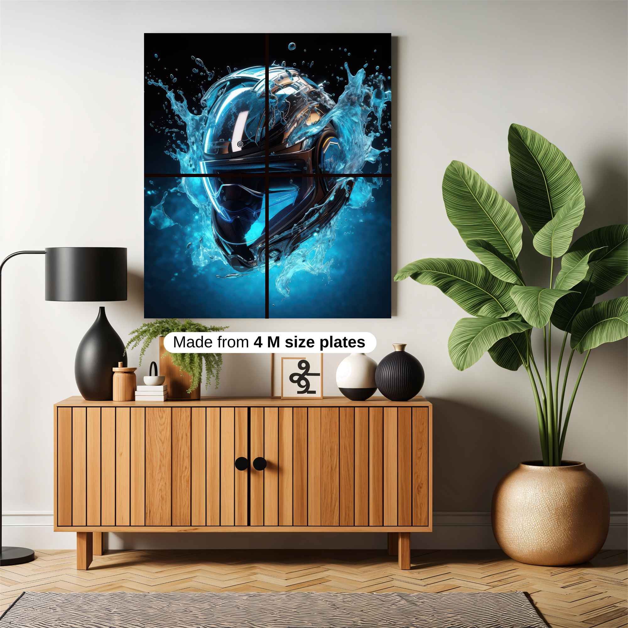 Helmet Splash Safe Wall Magnetic / M