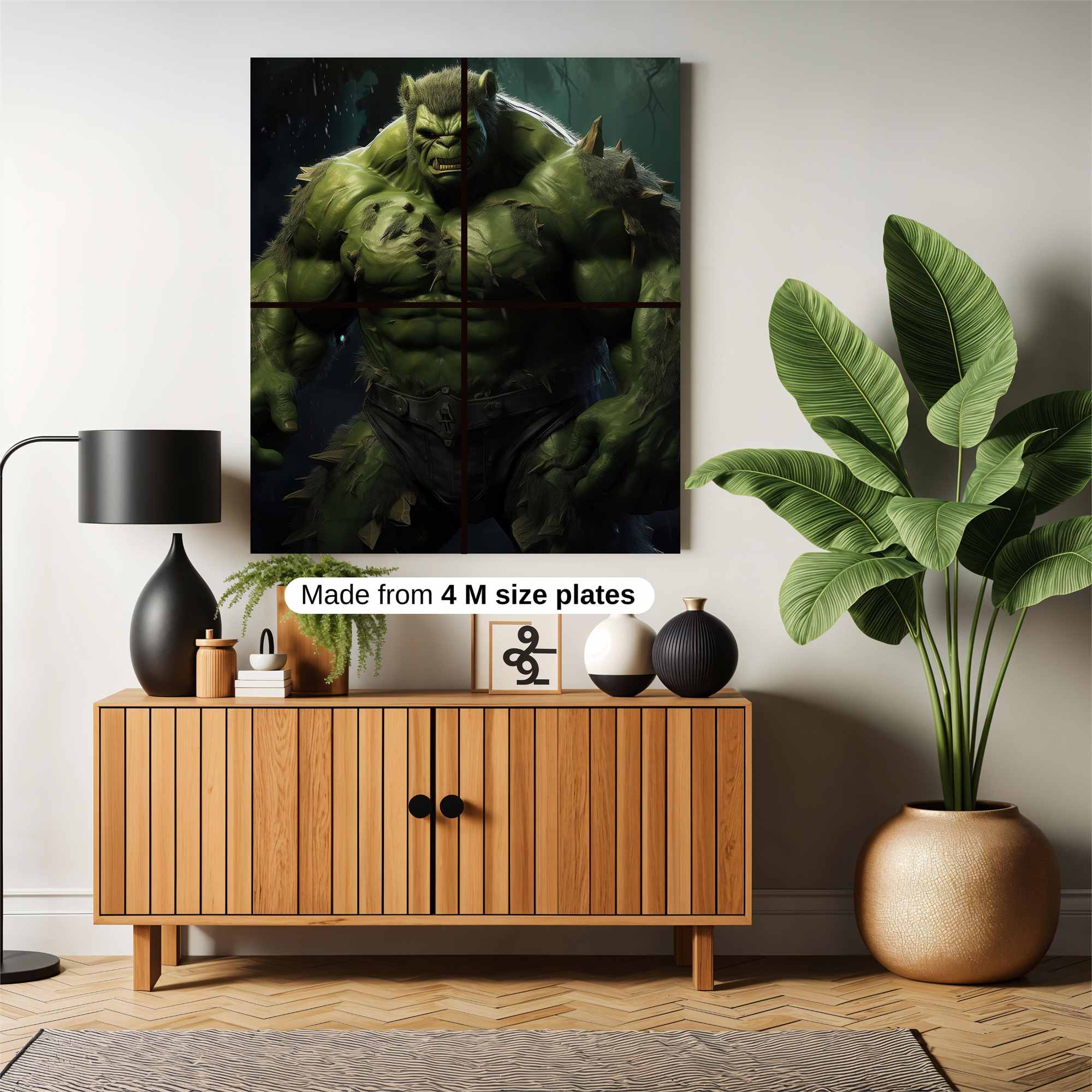 Hulk Ferocious Safe Wall Magnetic / M