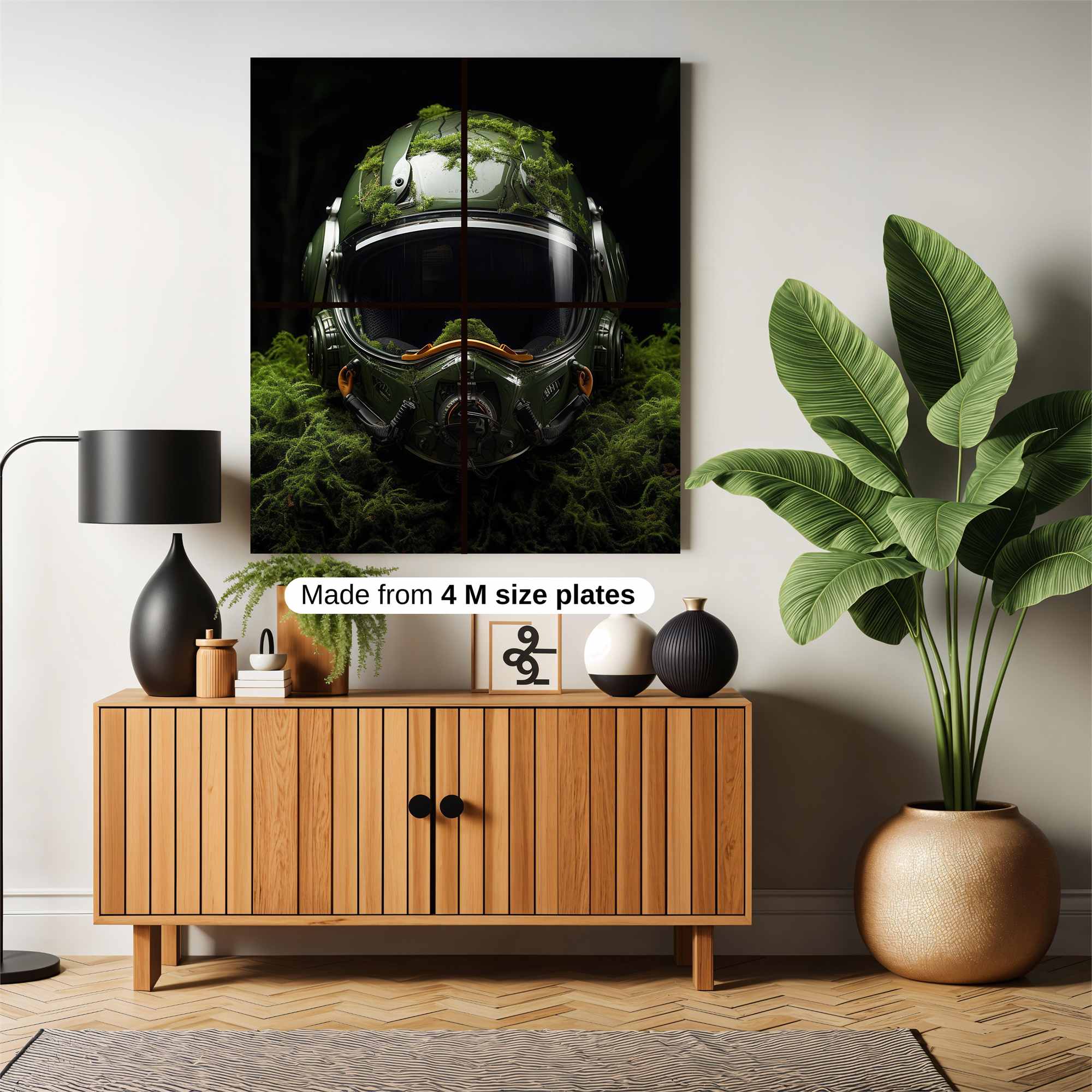 Helmet Overgrown Safe Wall Magnetic / M