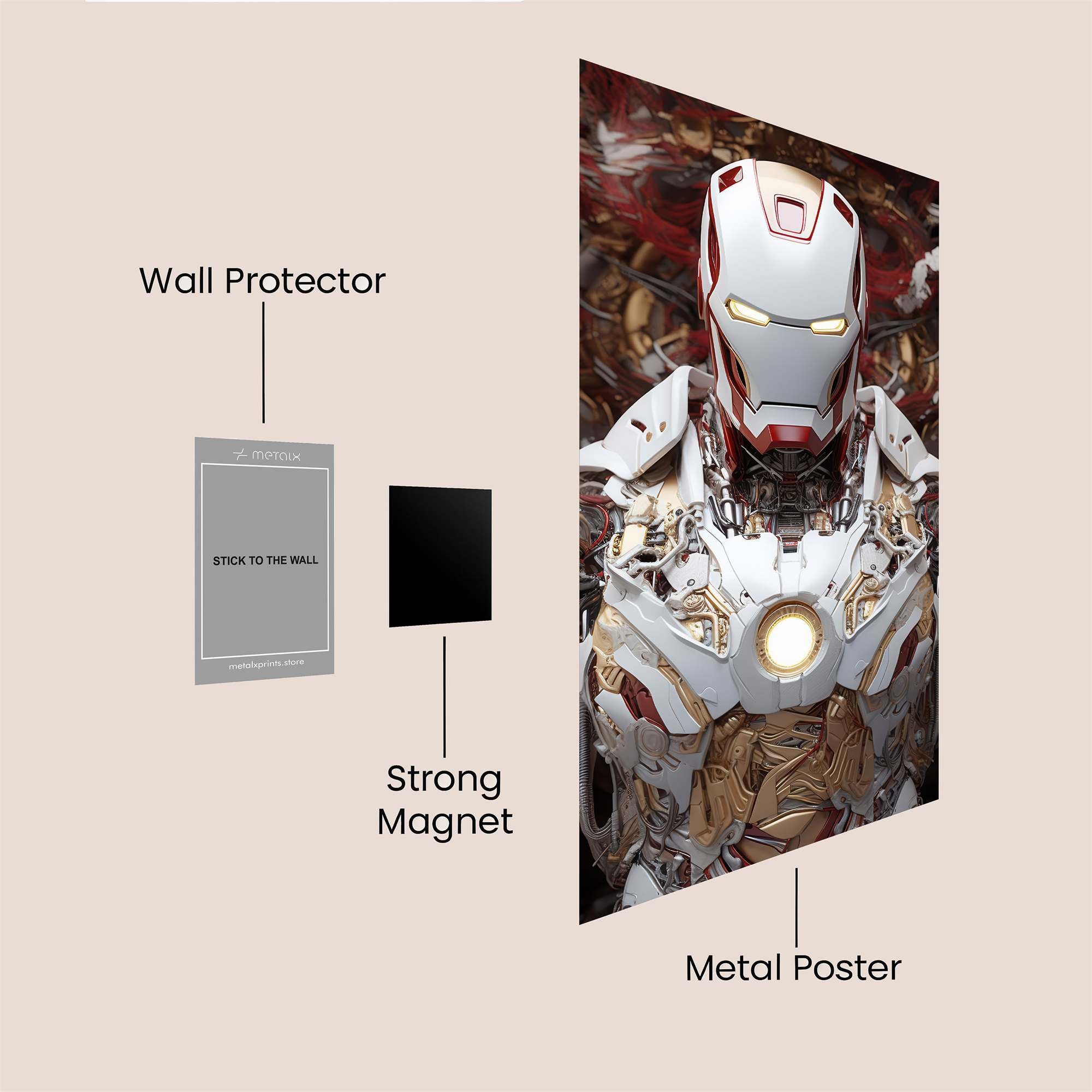 Iron Savior Safe Wall Magnetic / M