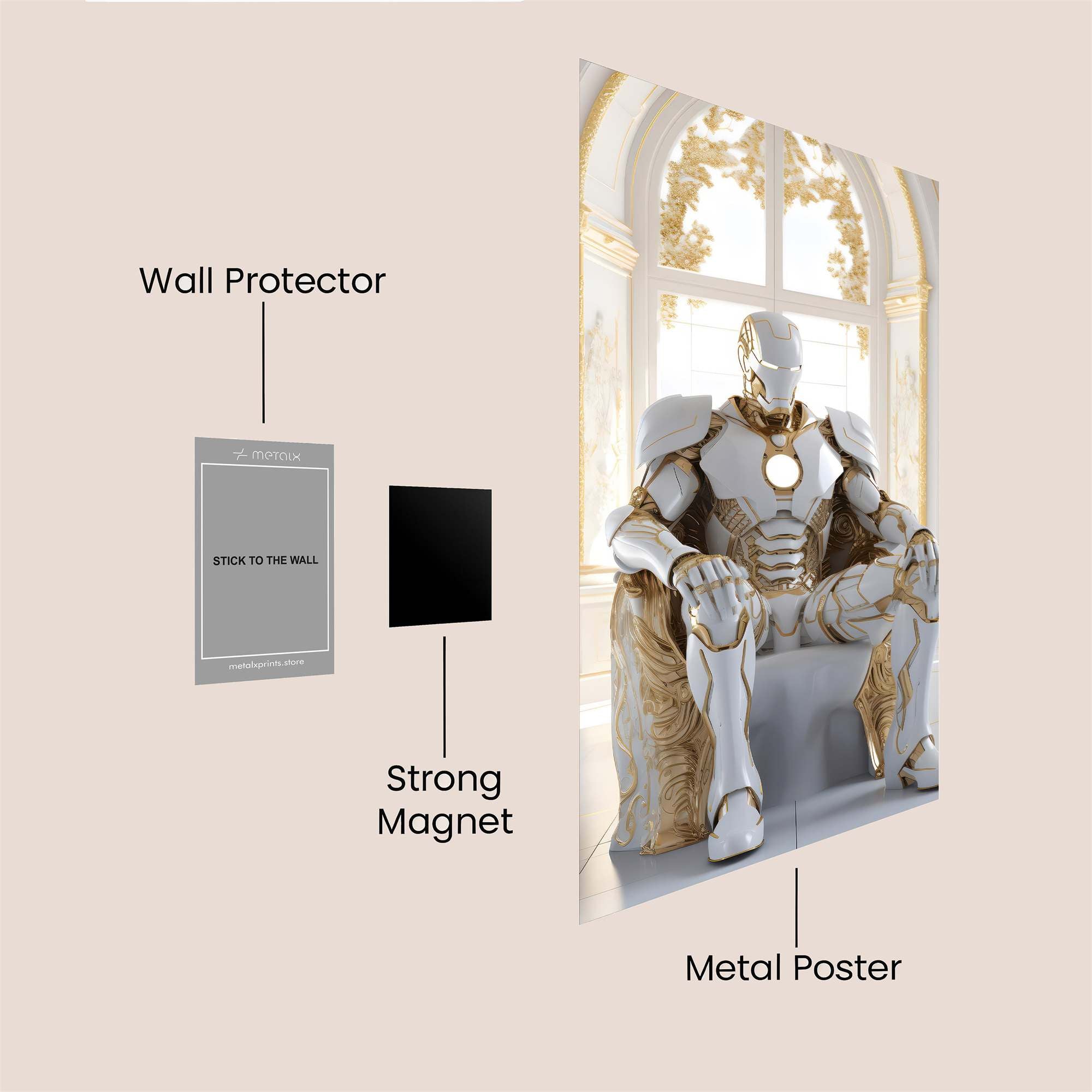 Iron Monarch Safe Wall Magnetic / M