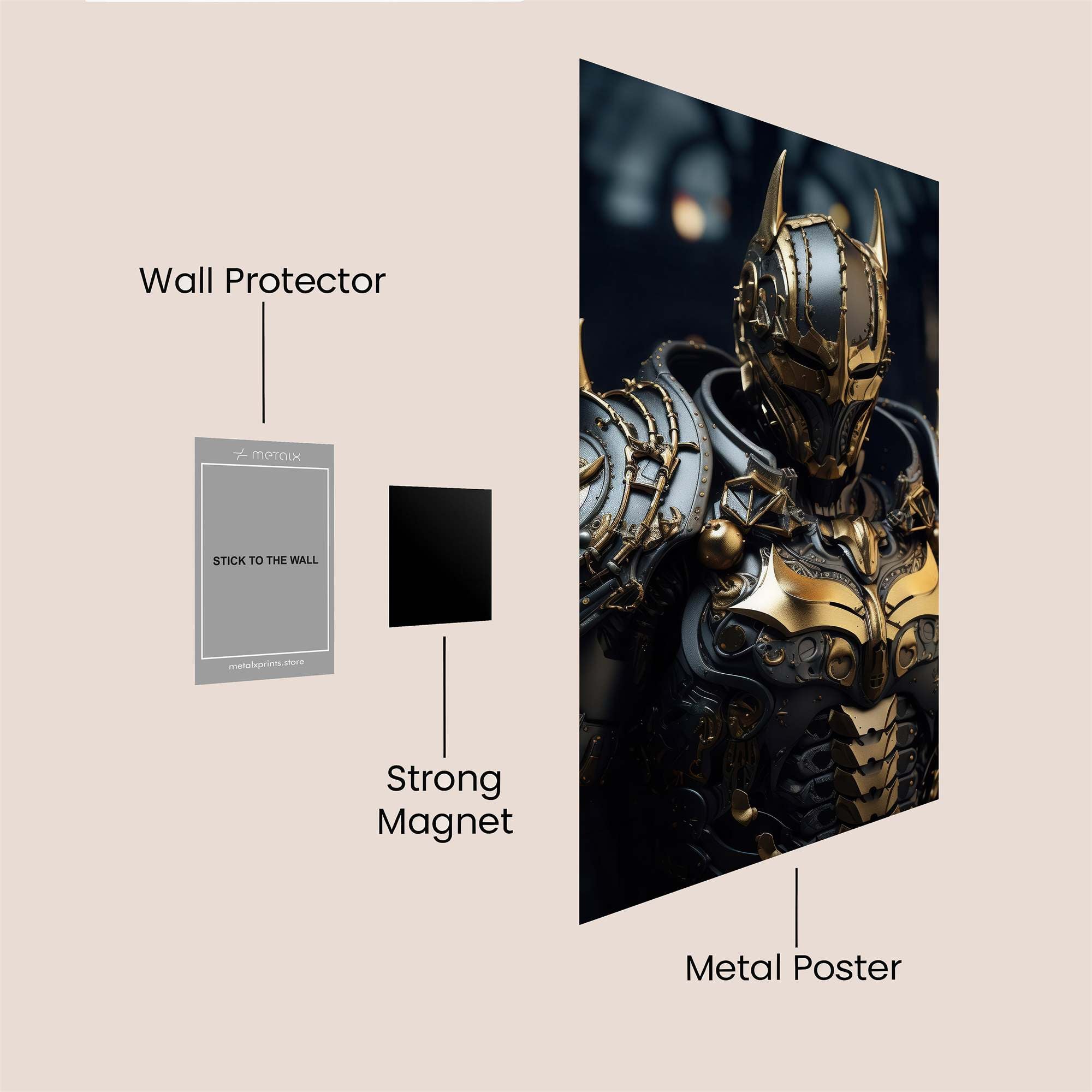 Knight Regal Safe Wall Magnetic / M
