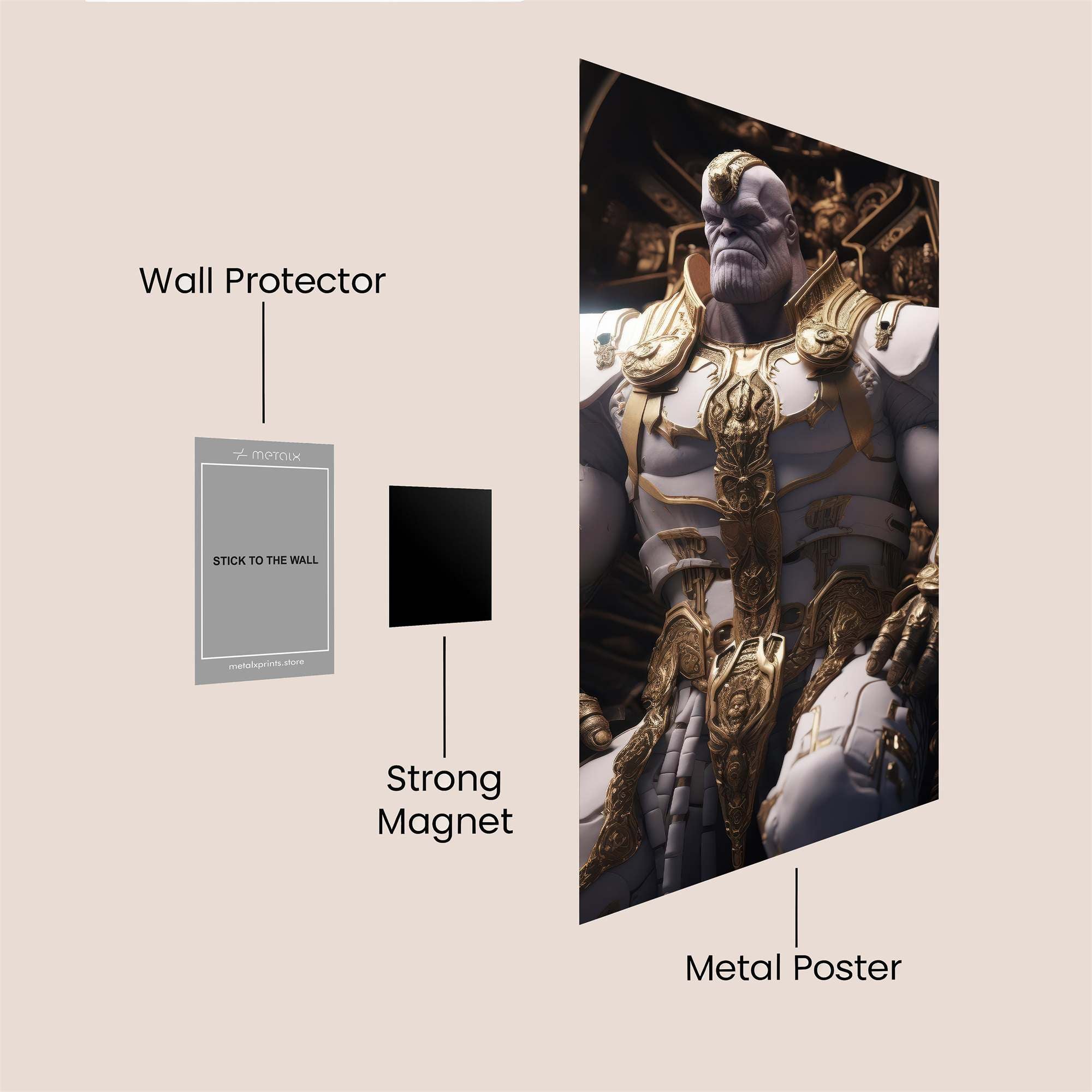 Thanos Regal Safe Wall Magnetic / M