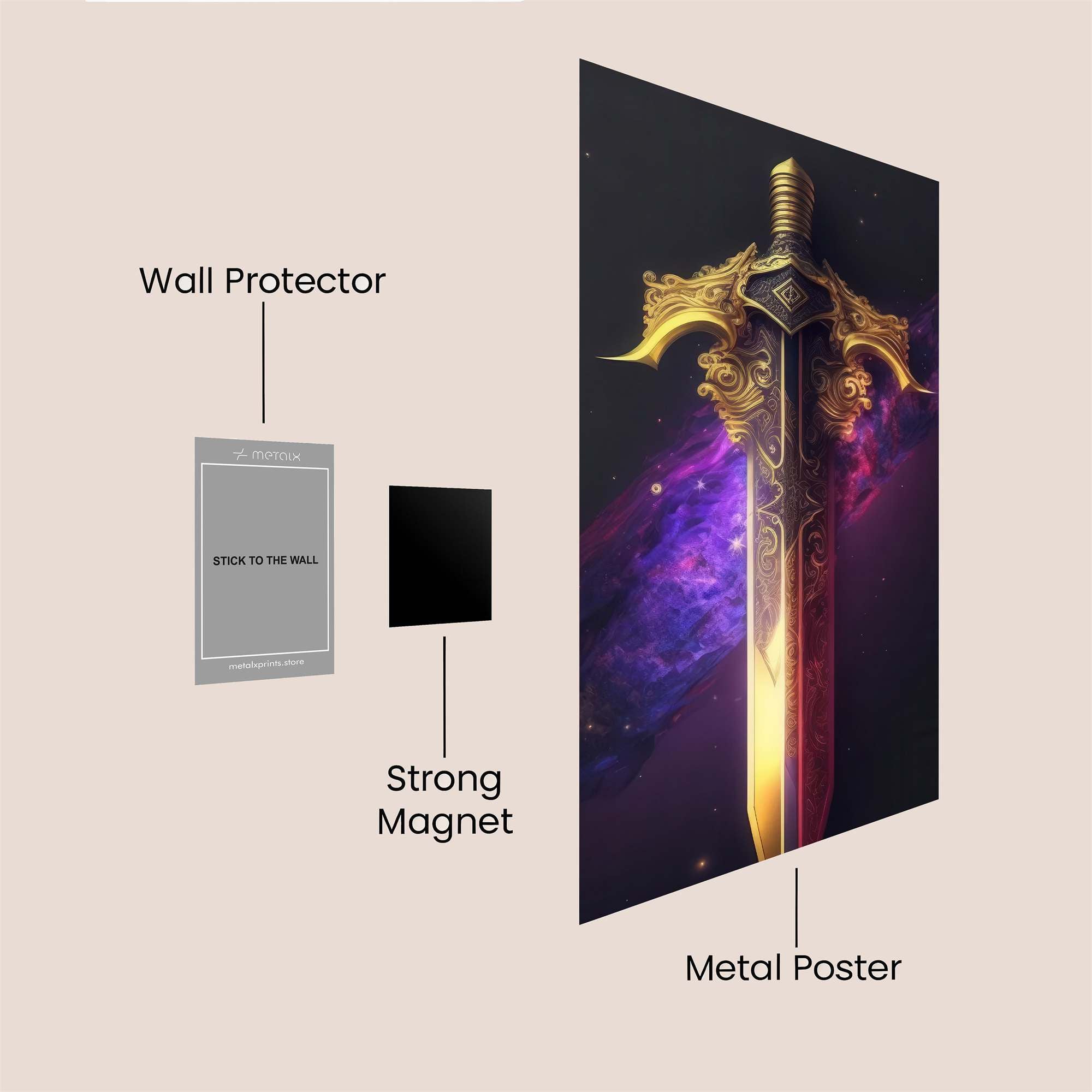 Galactic Majesty Safe Wall Magnetic / M