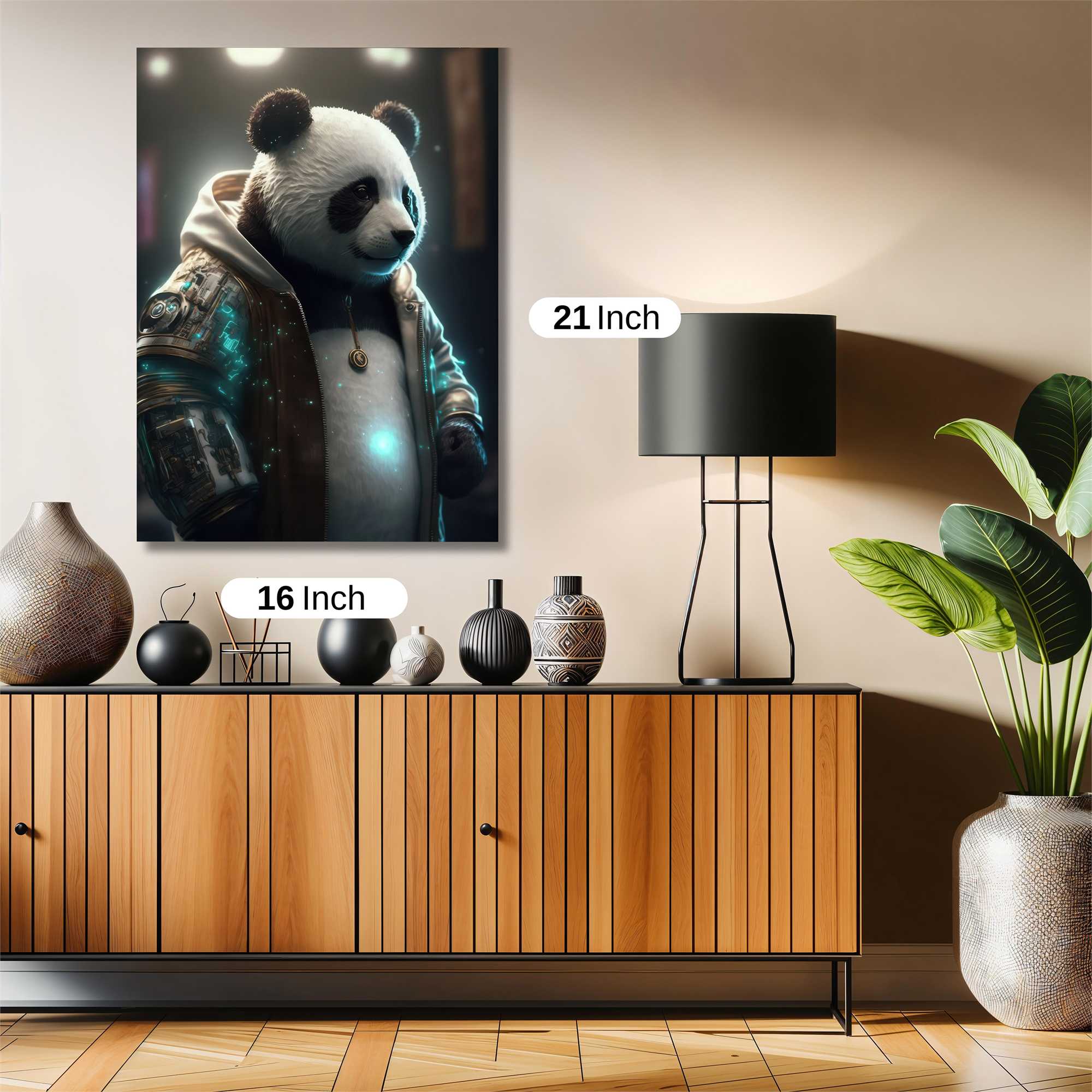 Panda Cyberpunk Safe Wall Magnetic / M