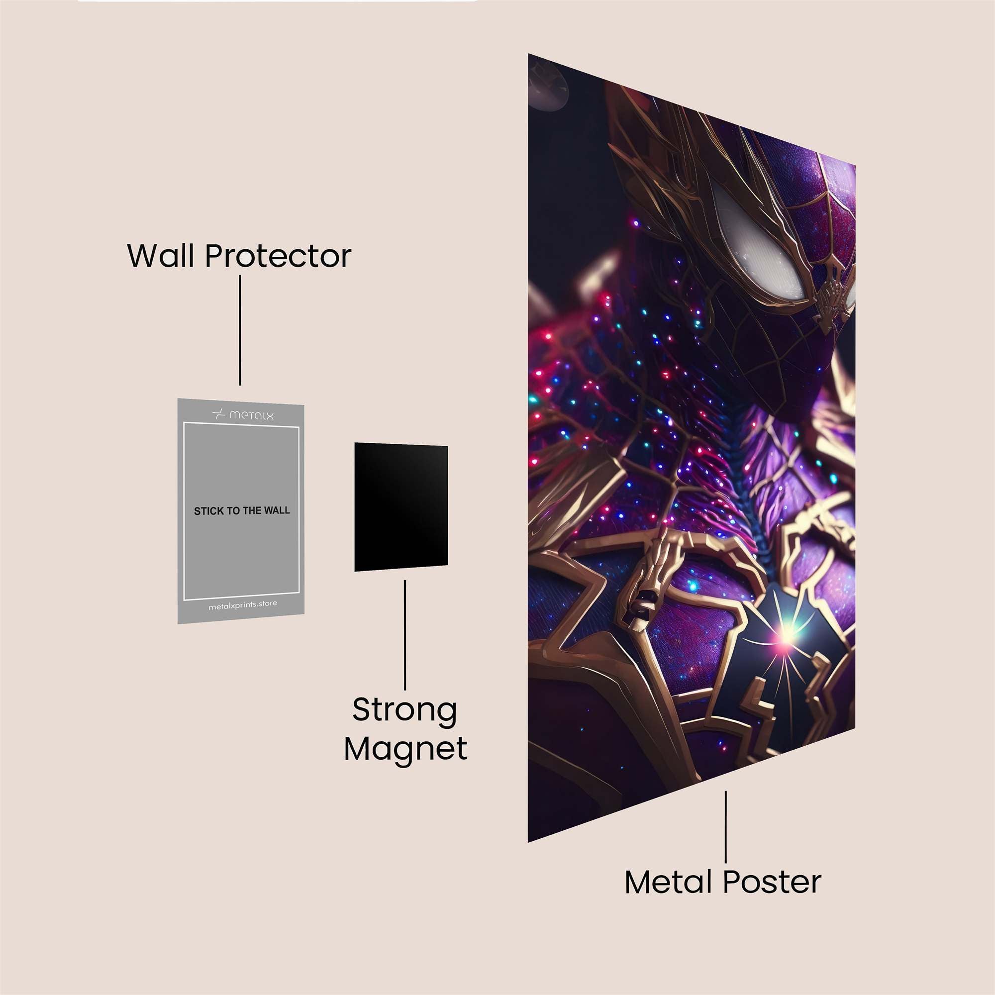 Spider Radiant Safe Wall Magnetic / M