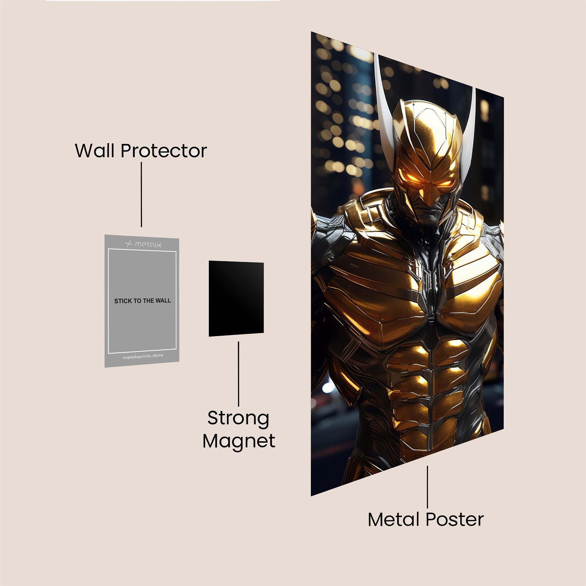Ultron Majestic Safe Wall Magnetic / M