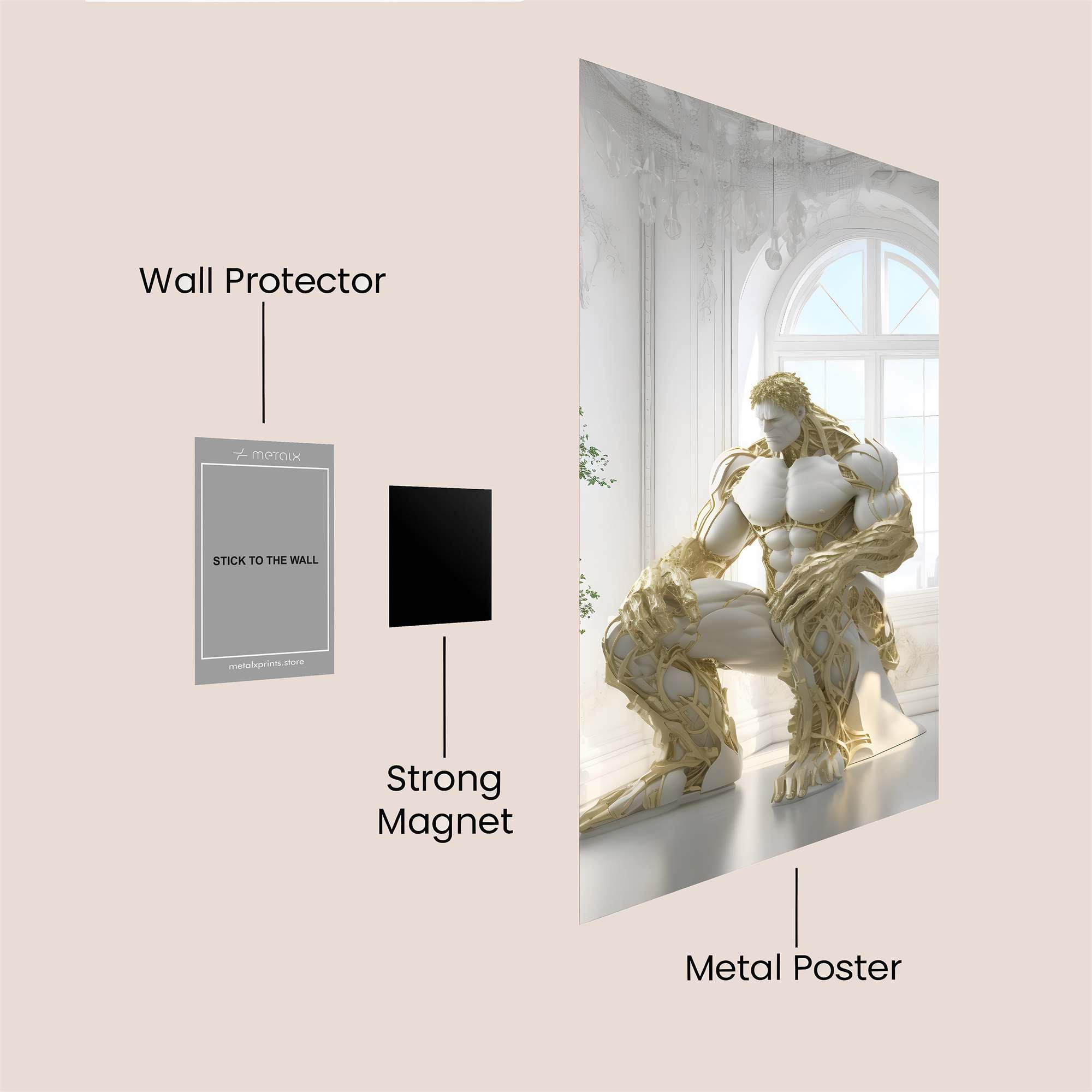 Hercules Serene Safe Wall Magnetic / M