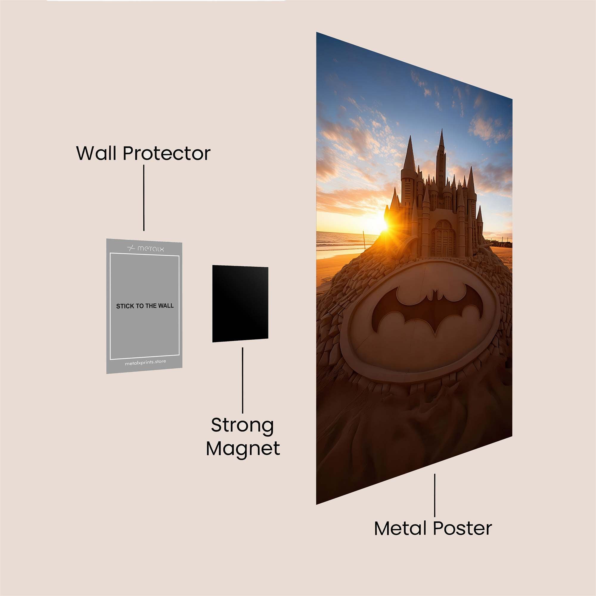 Gotham Dream Safe Wall Magnetic / M