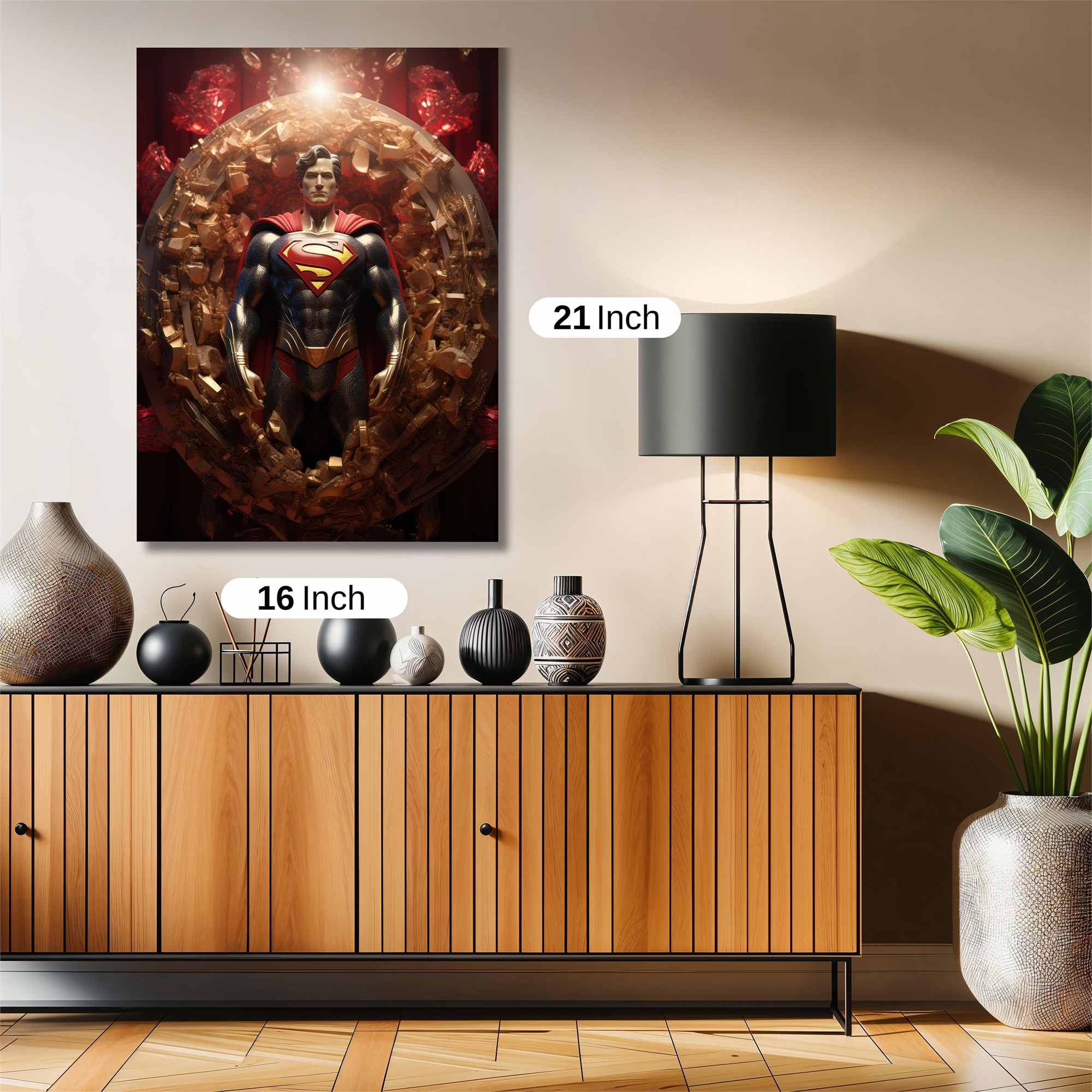 Superman Radiant Safe Wall Magnetic / M