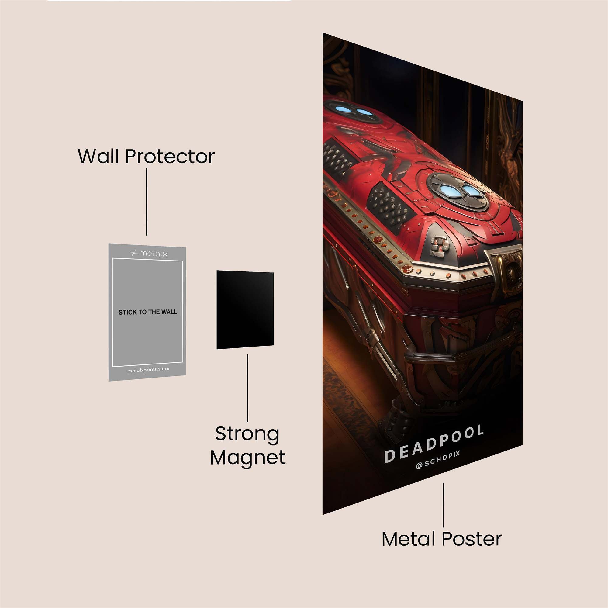 Phoenix Elegance Safe Wall Magnetic / M
