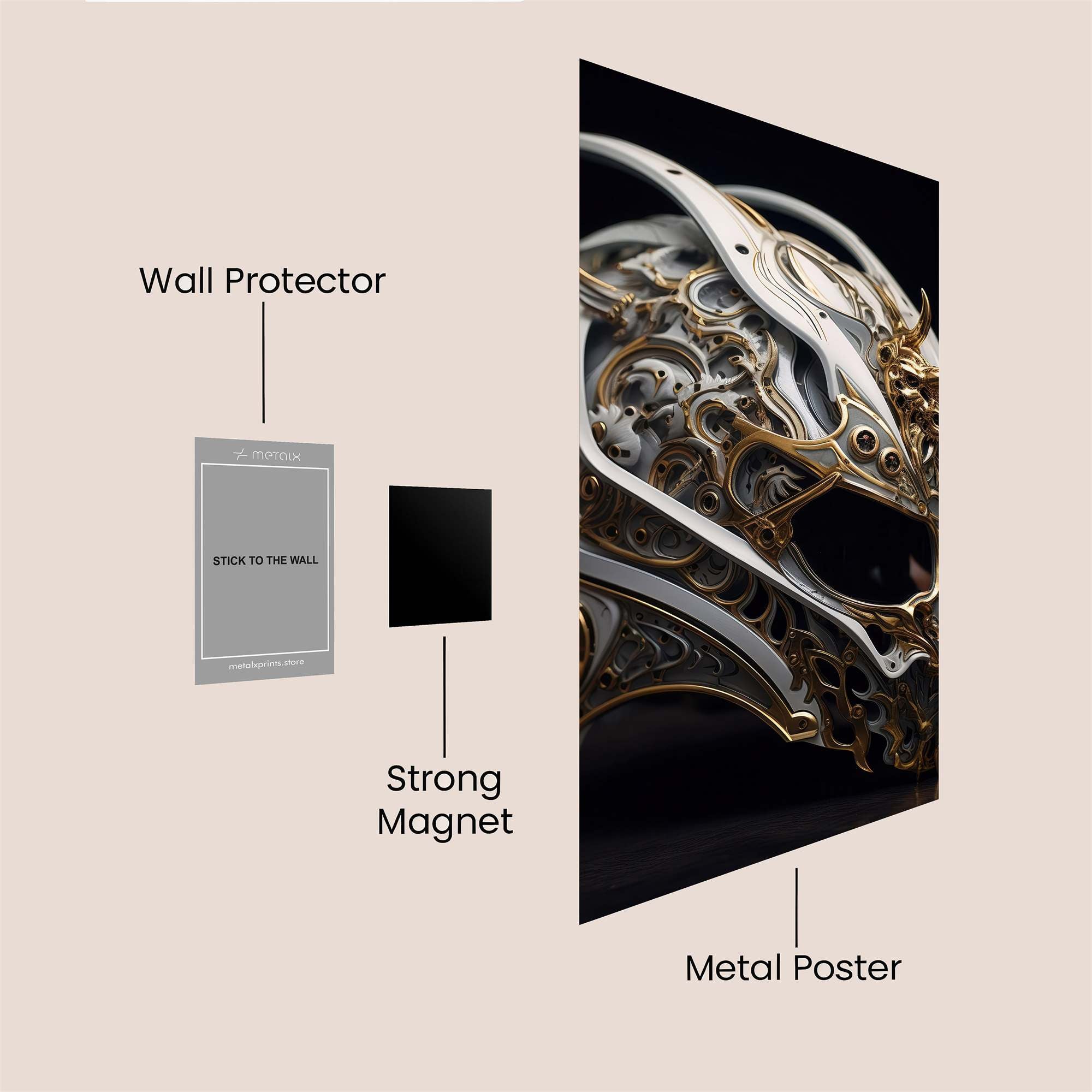 Dragon Majesty Safe Wall Magnetic / M