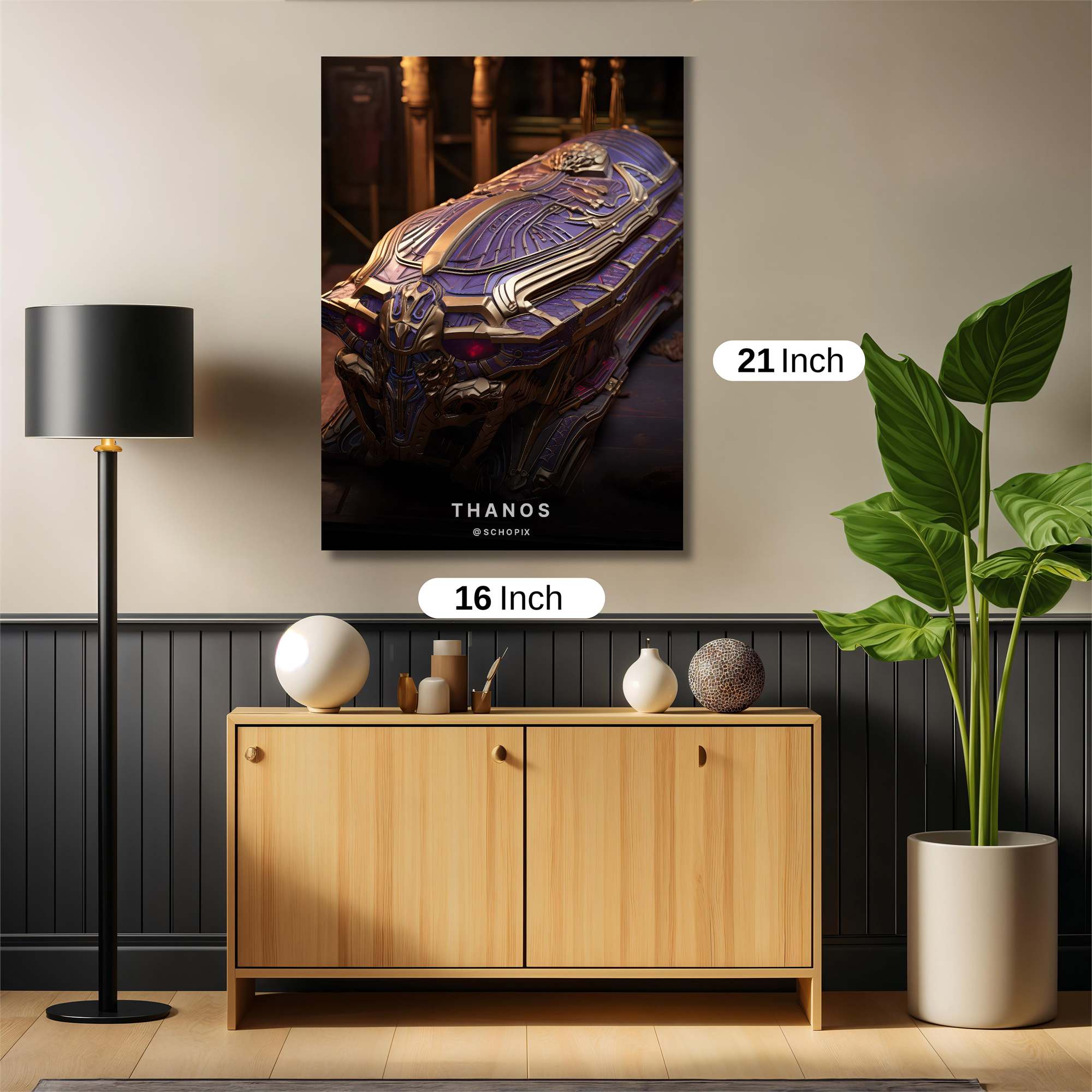 Batman Blaze Safe Wall Magnetic / M