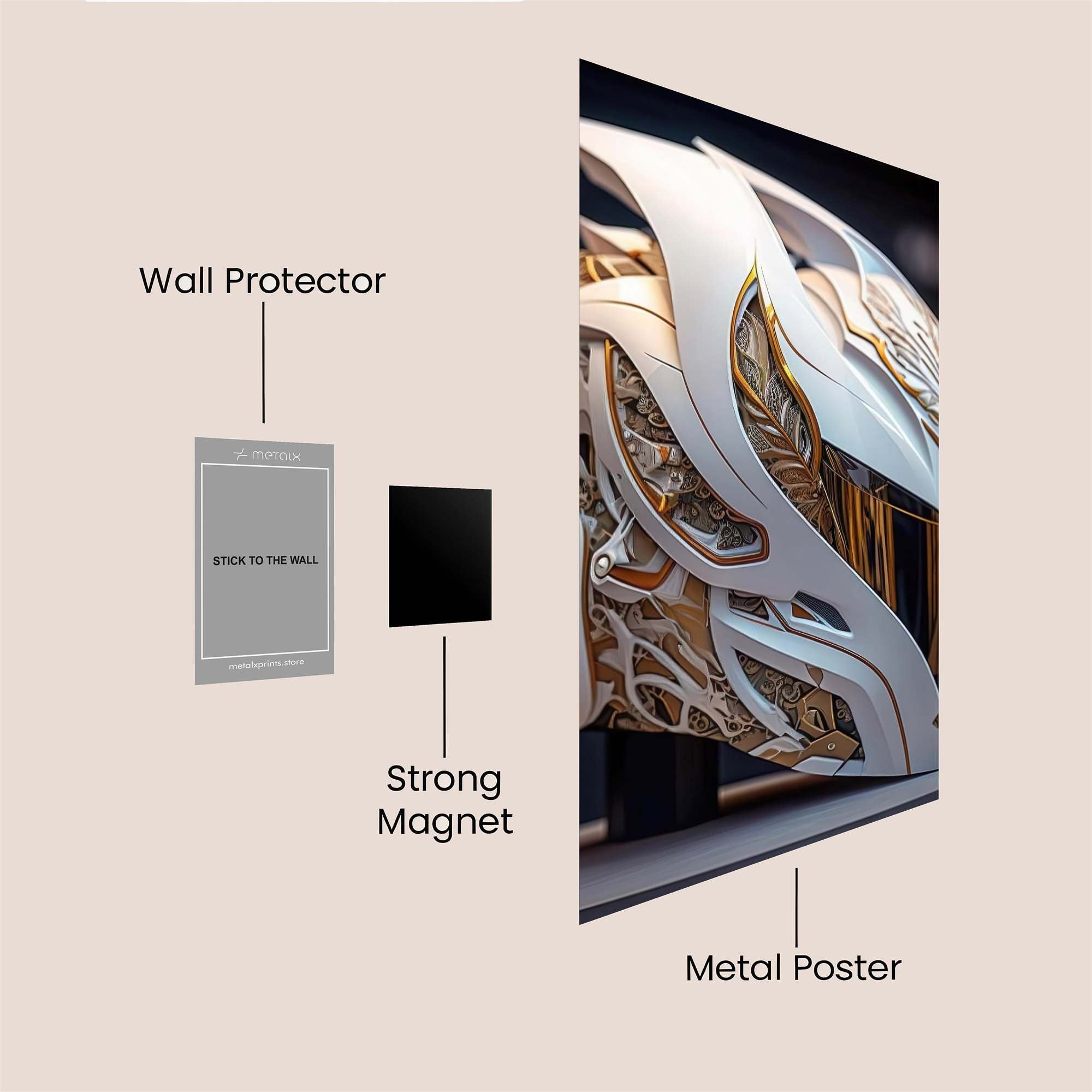 Knightly Elegance Safe Wall Magnetic / M