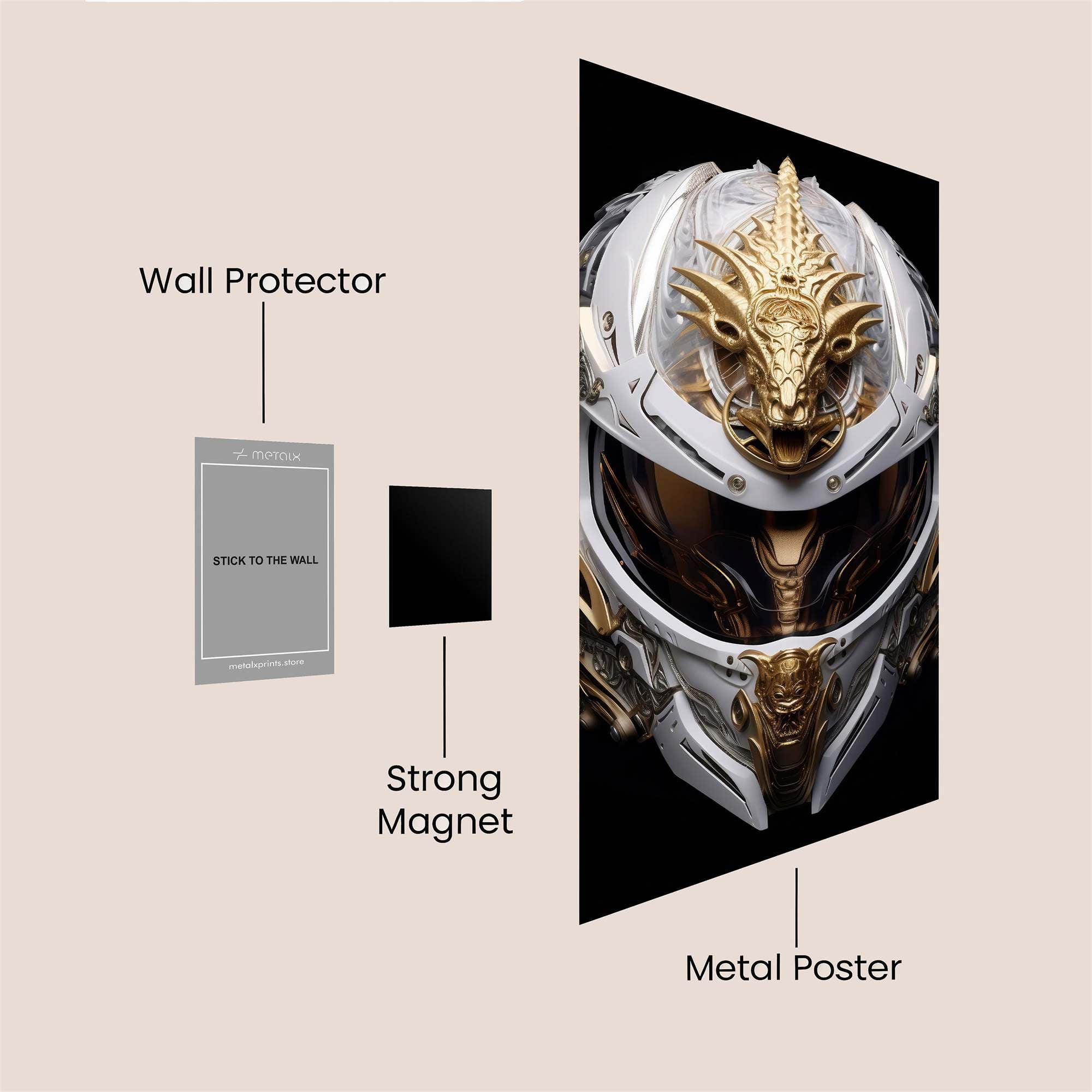 Dragon Majesty Safe Wall Magnetic / M
