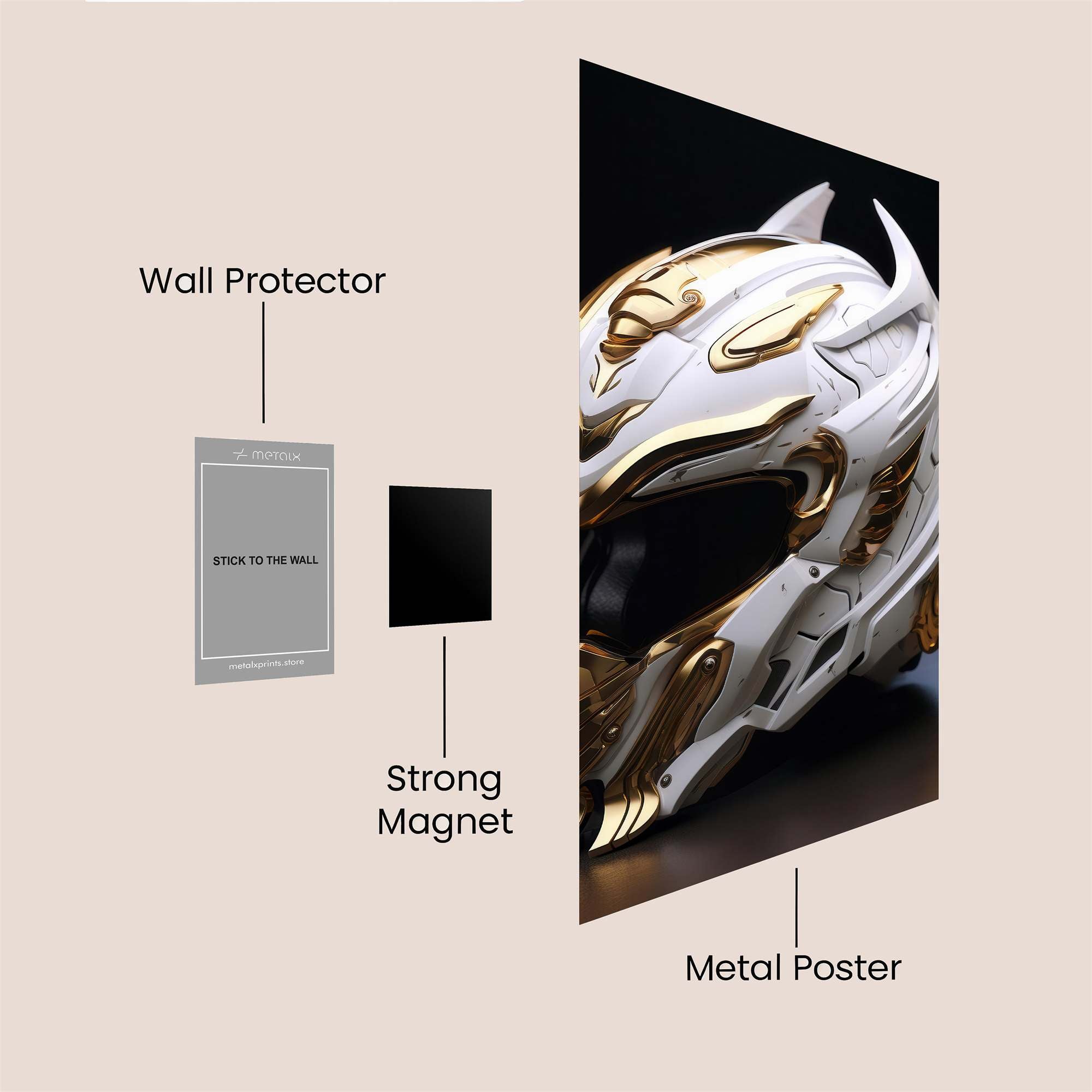 Daemon Elegance Safe Wall Magnetic / M