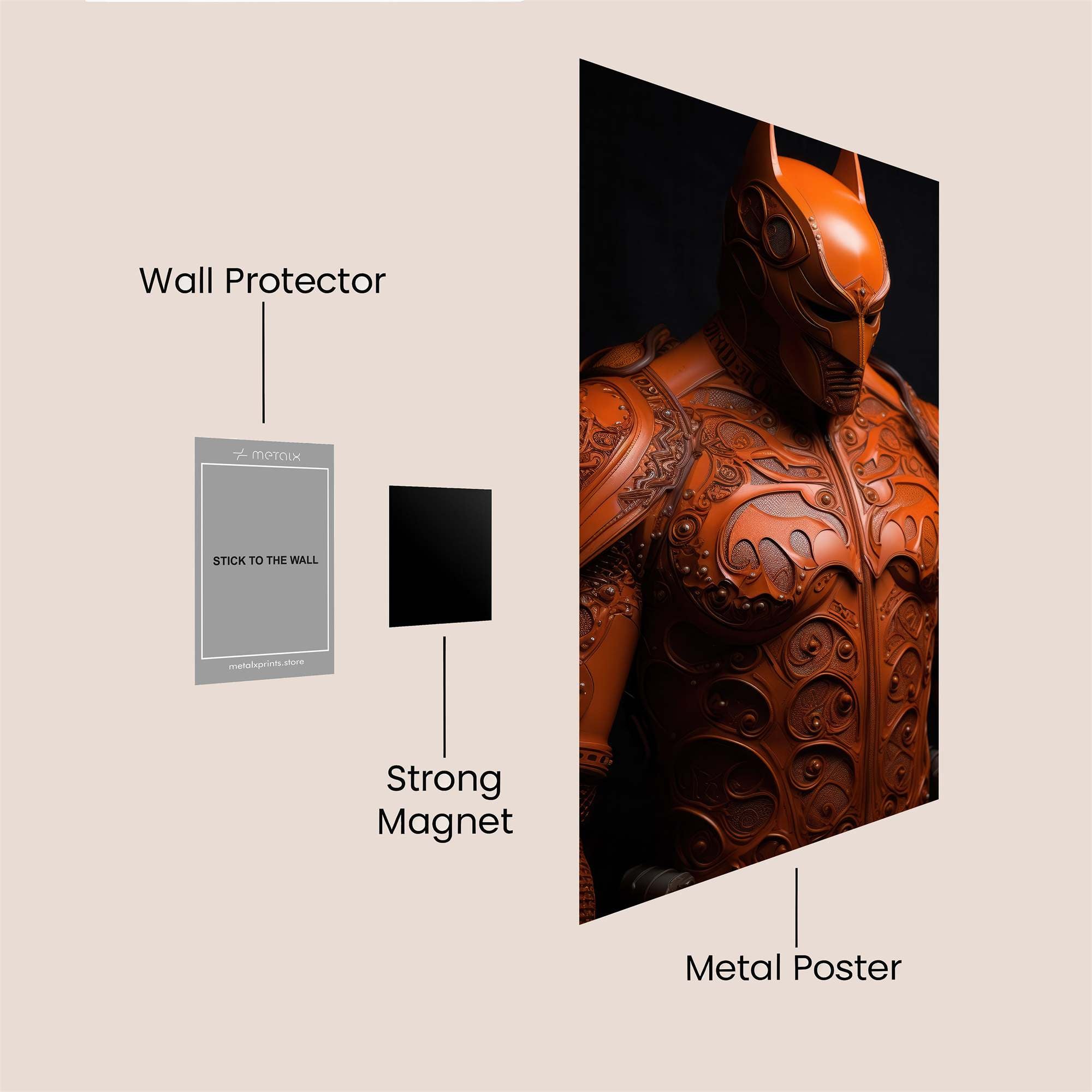 Batman Regal Safe Wall Magnetic / M