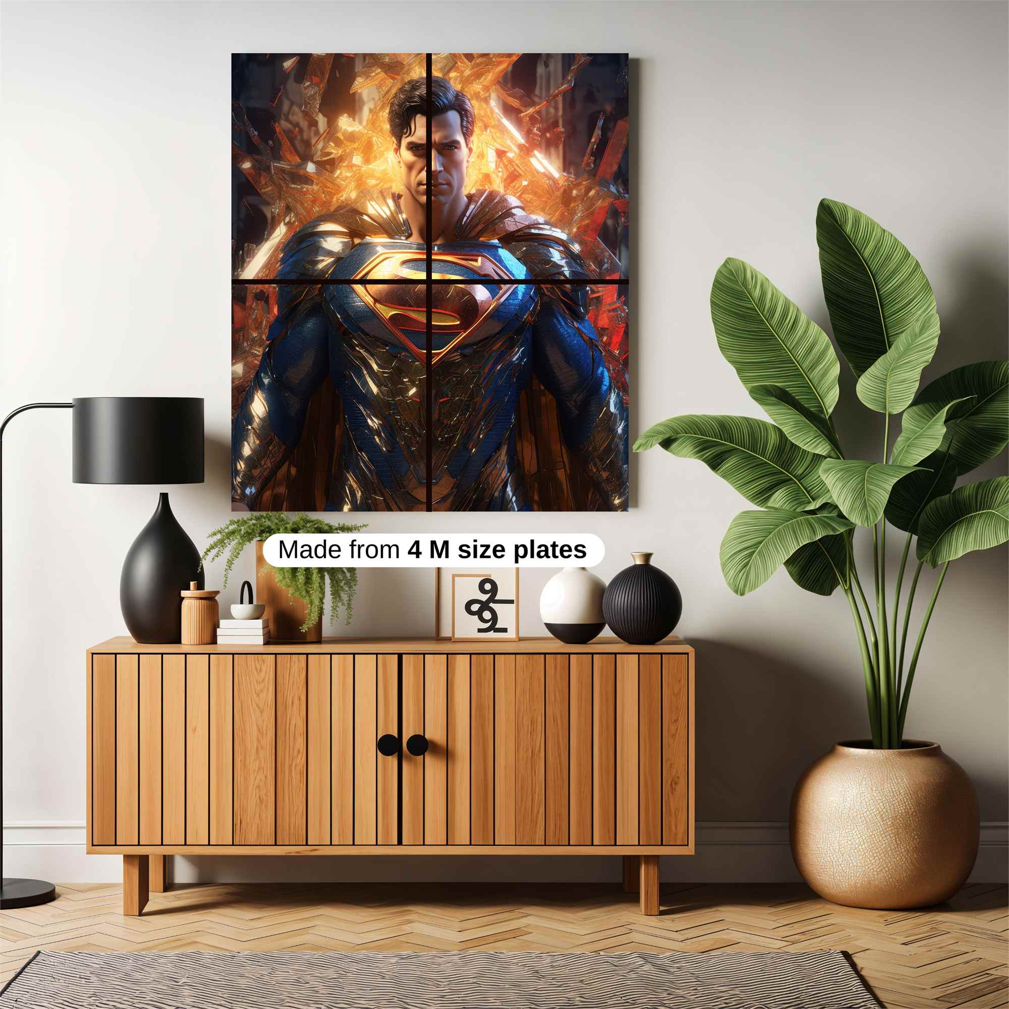 Superman Resolute Safe Wall Magnetic / M