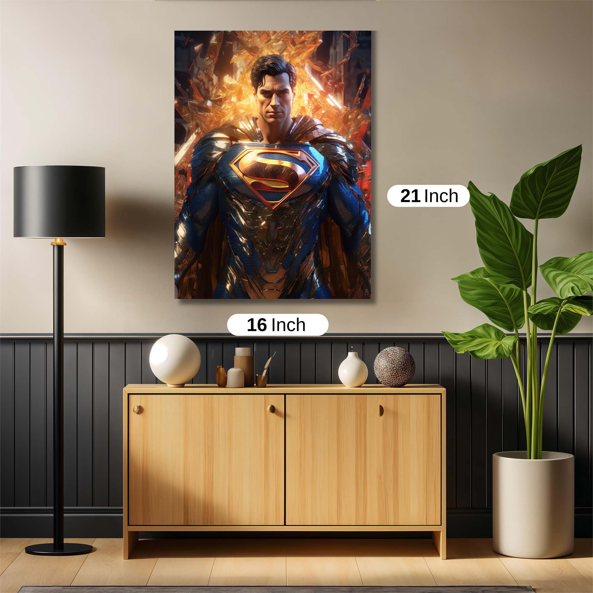 Superman Resolute Safe Wall Magnetic / M